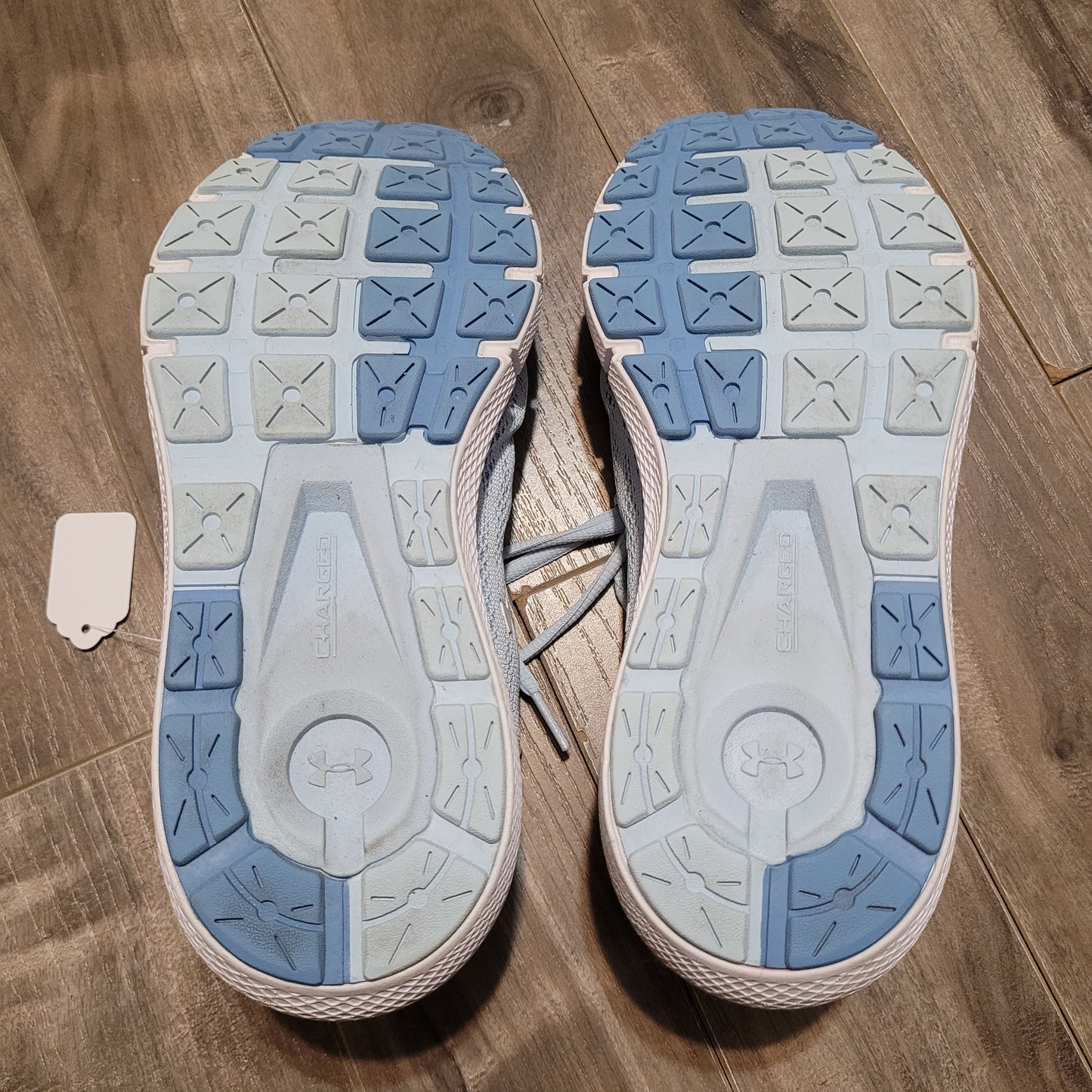 Light Blue Running Shoes - Under Armour (Size 9.5 Wonens)