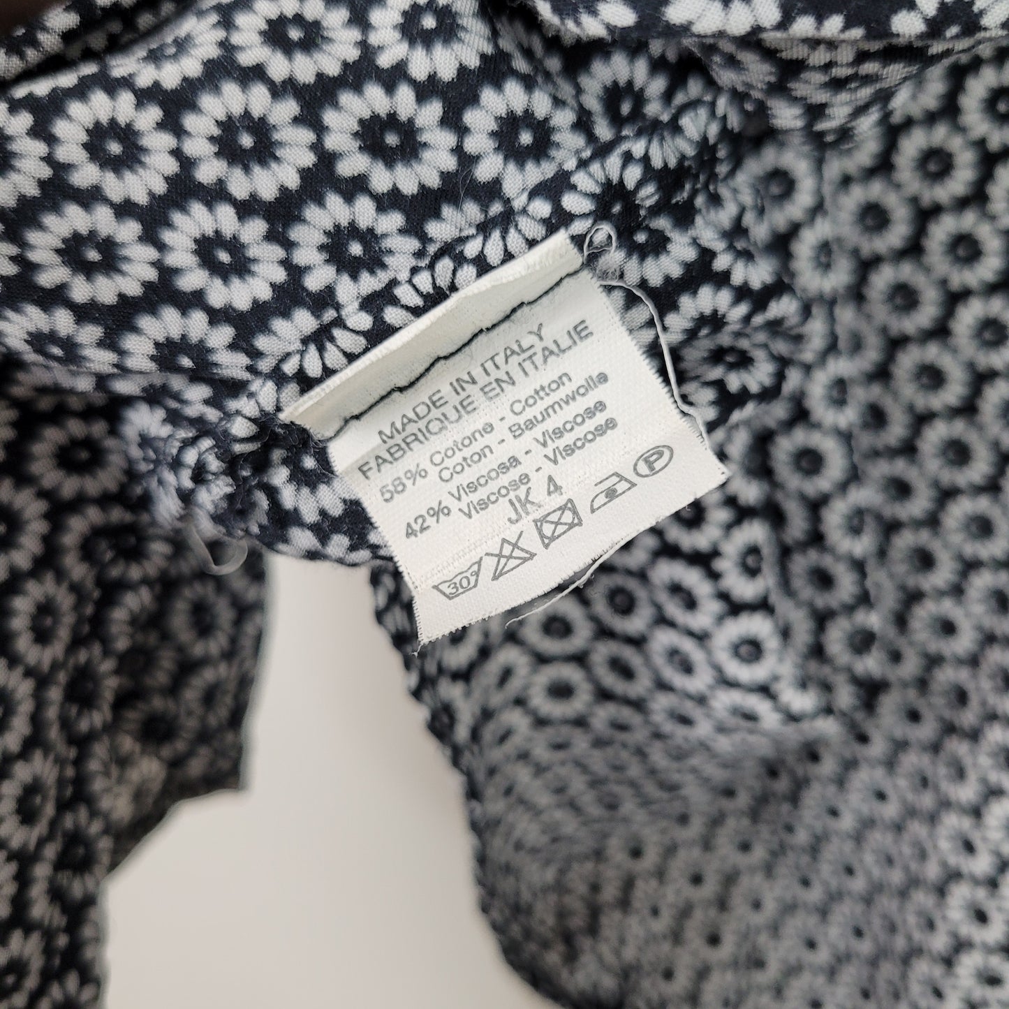 Black & White Floral Open Front Cardigan - Brandy Melville (One Size)