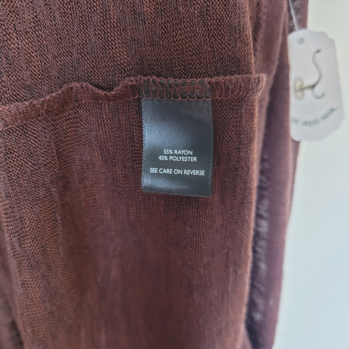 Brown Open-Front Longline Cardigan - Torrid (0 - Large)