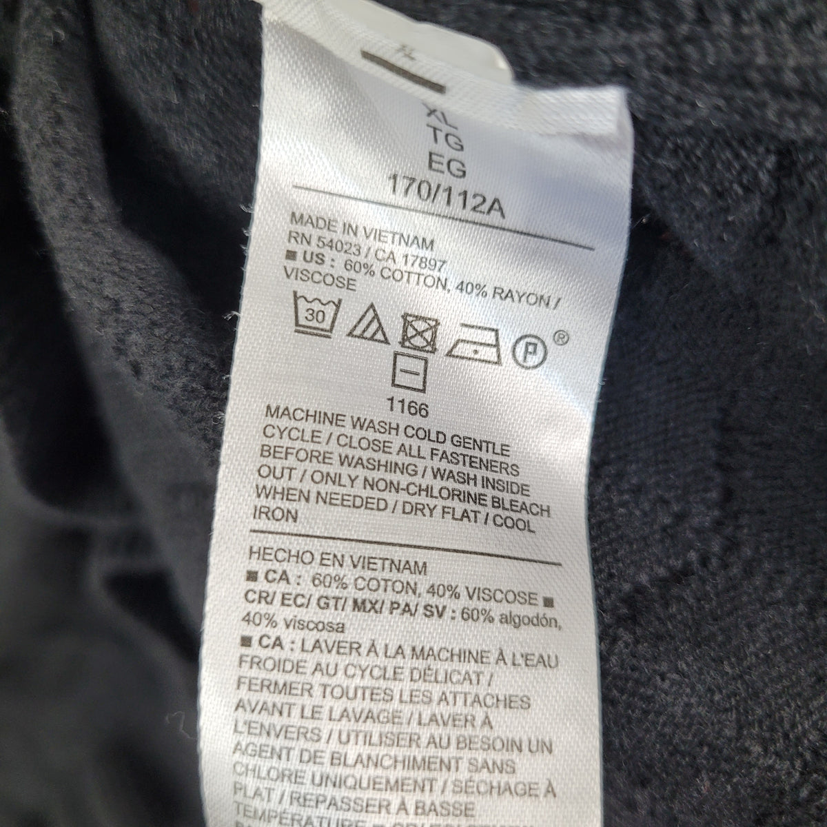 Black Pointelle Henley Tank - Old Navy (XL)