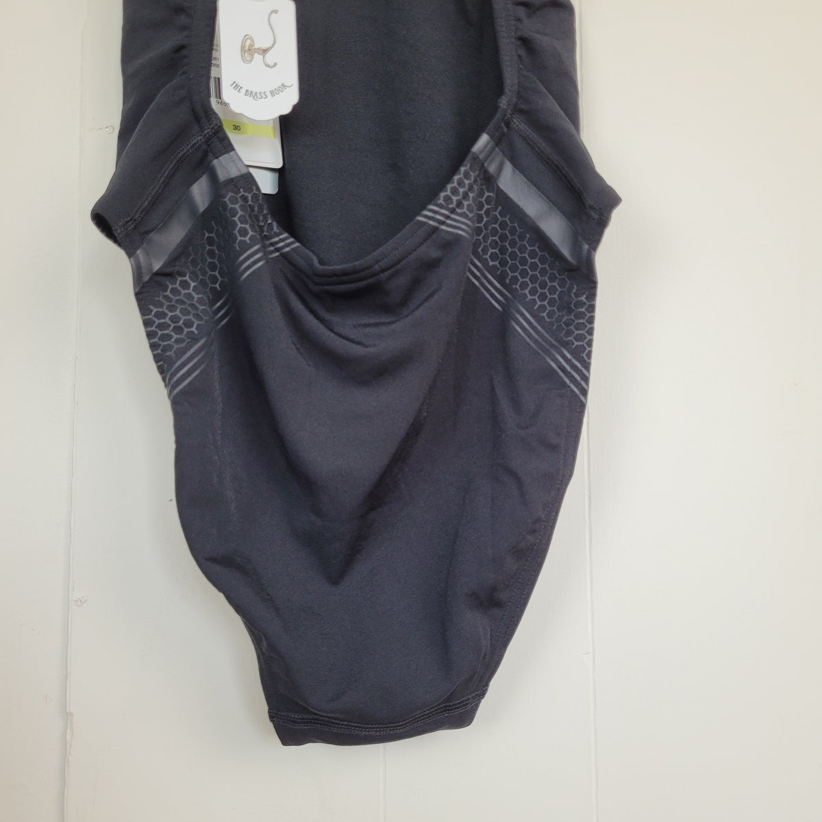 Black Racerback One-Piece Swimsuit - Speedo (Size 30/S)