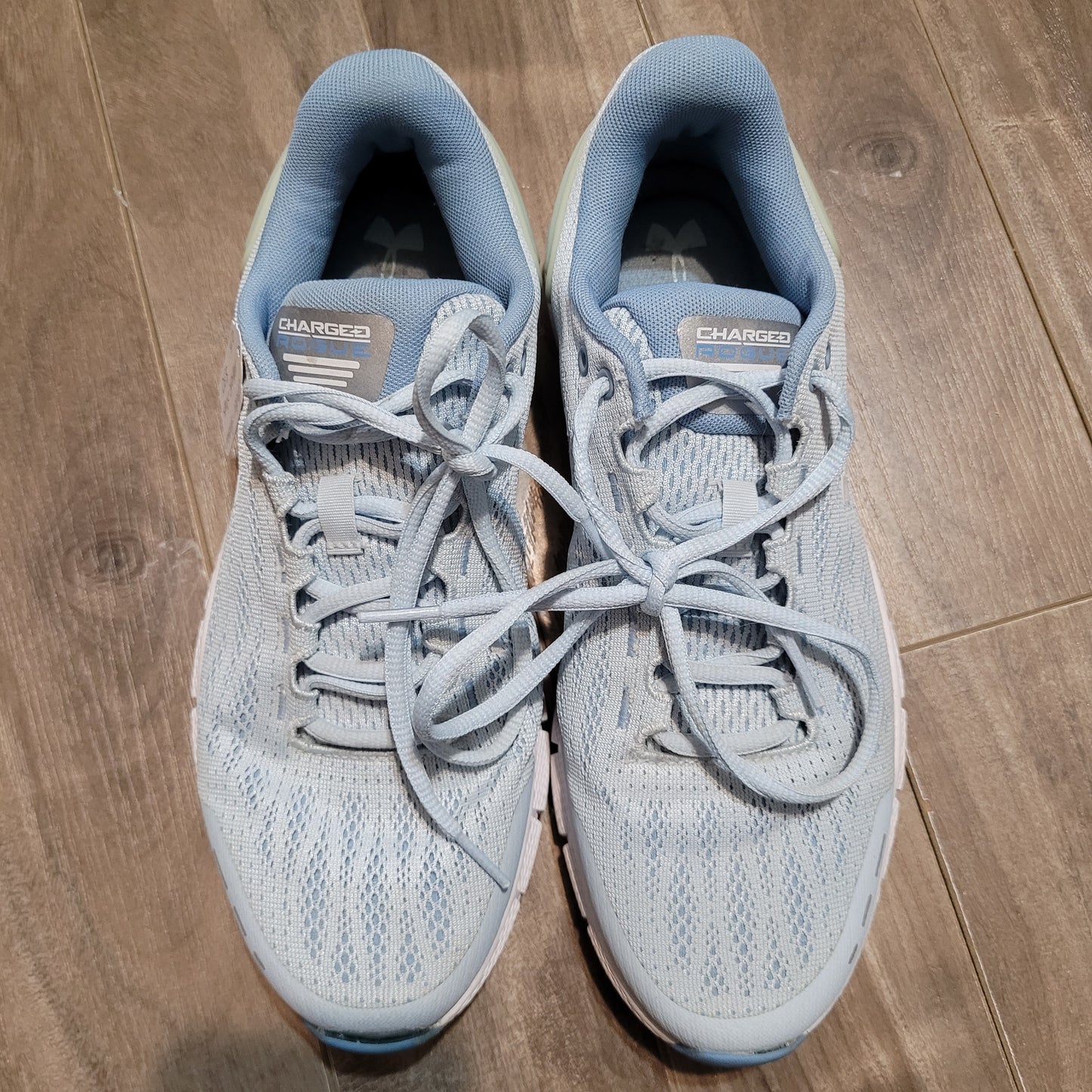 Light Blue Running Shoes - Under Armour (Size 9.5 Wonens)