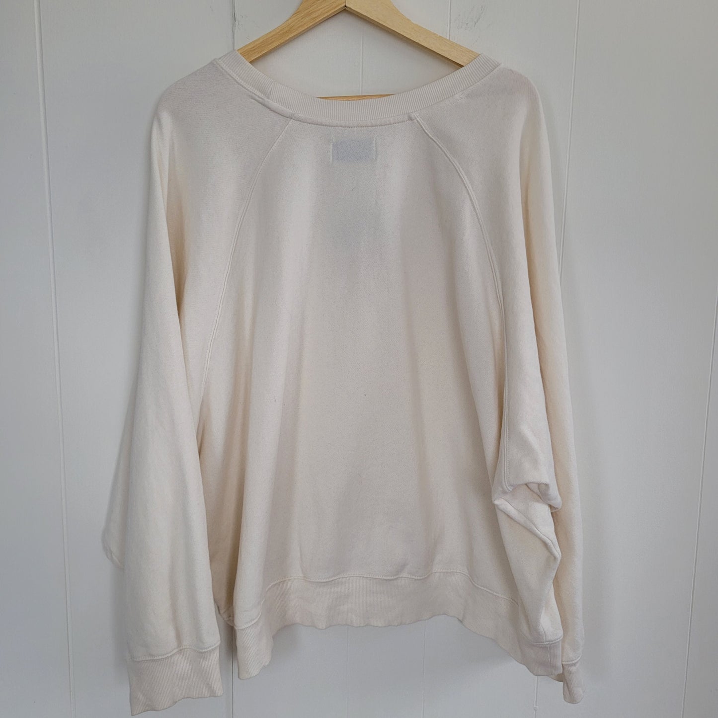 Cream Coloured Cherry Graphic Crewneck - Old Navy (Size XXL)