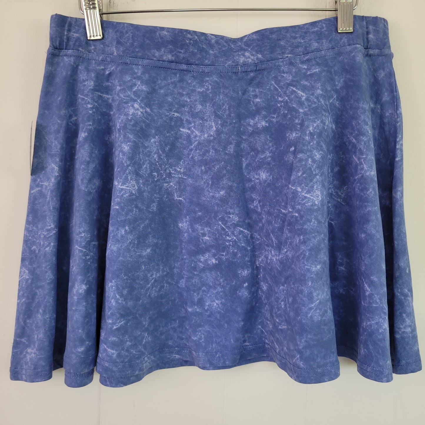Blue Acid Wash Skater Skirt - Ardene (XL)