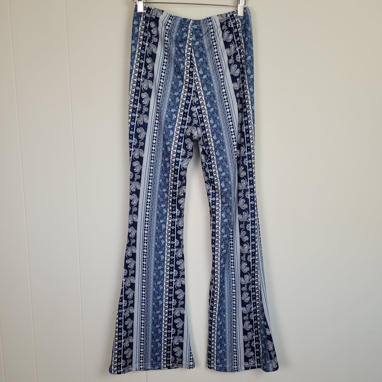 Blue Flared Pants - Shein (S)