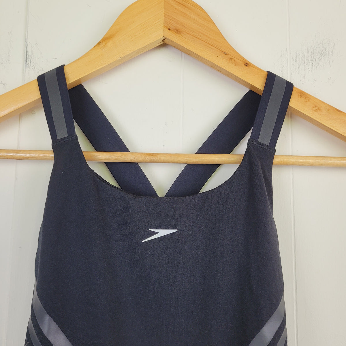 Black Racerback One-Piece Swimsuit - Speedo (Size 30/S)