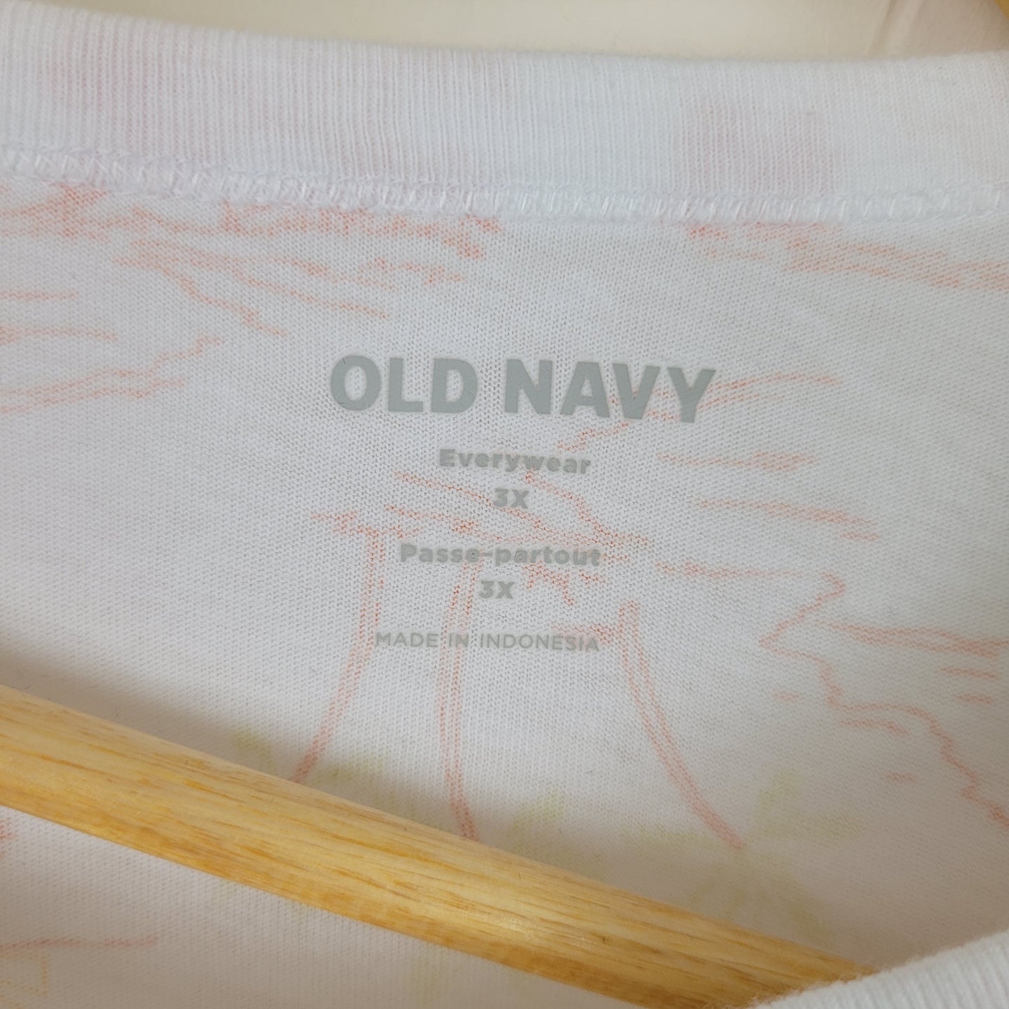 White Tropical Graphic T-Shirt - Old Navy (3X)