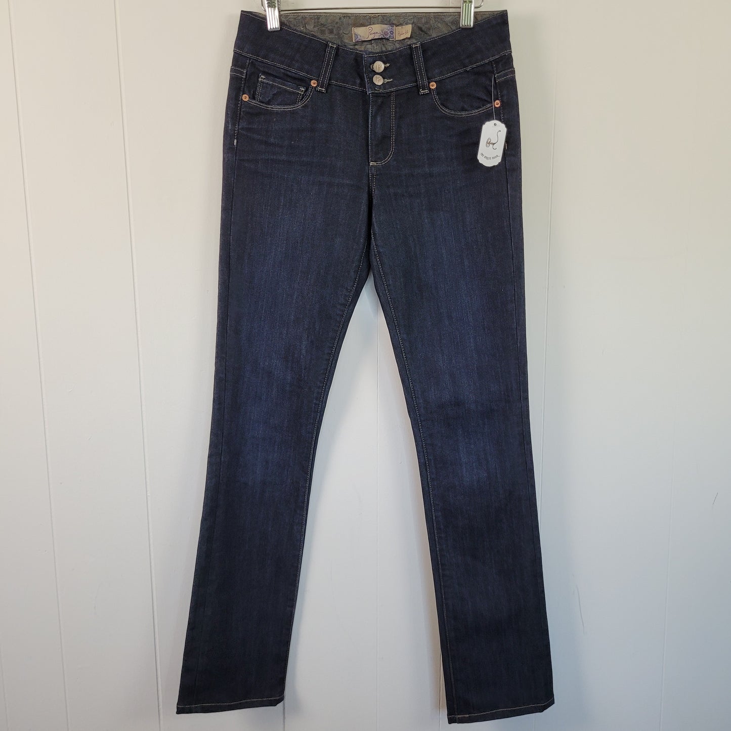Dark Wash Hidden Hills Bootcut Jeans - Paige Premium Denim (Size 4)