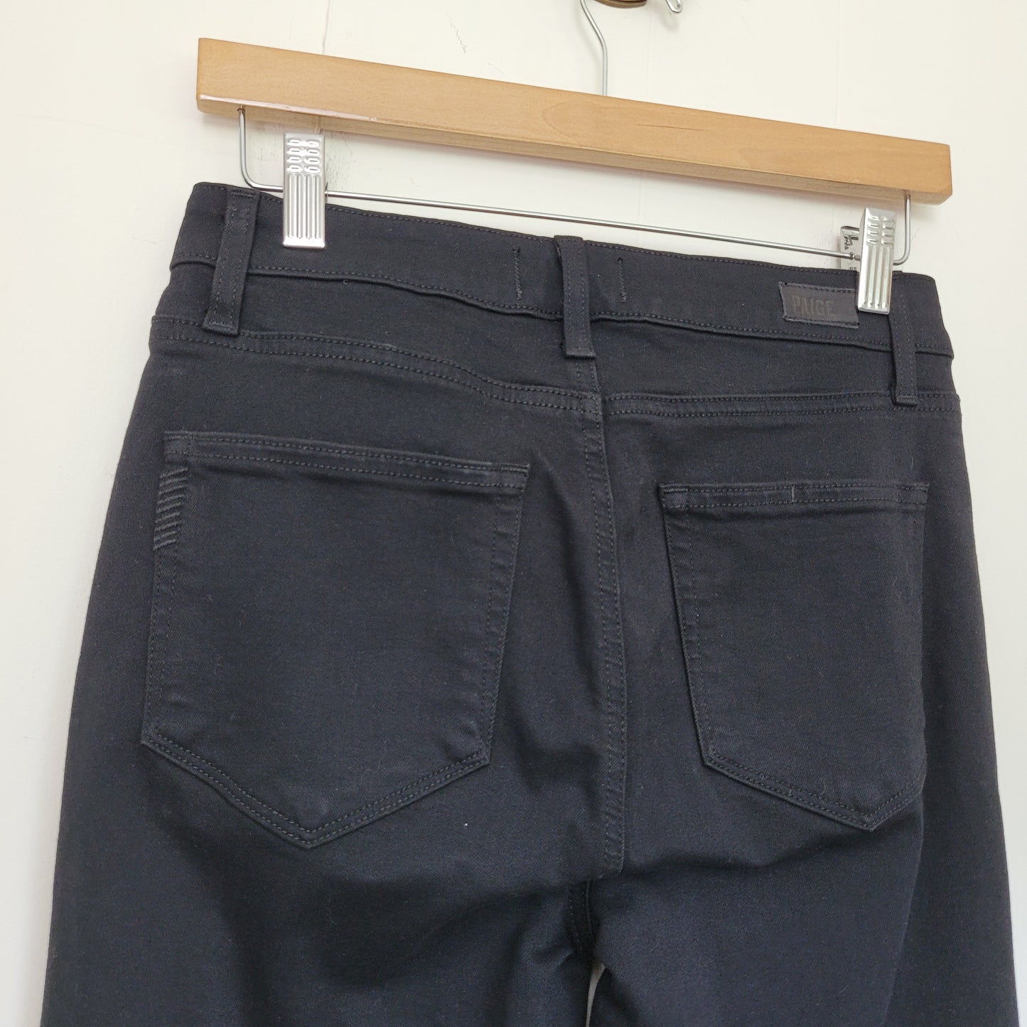 Black Skinny Jeans - Paige (Size 27)