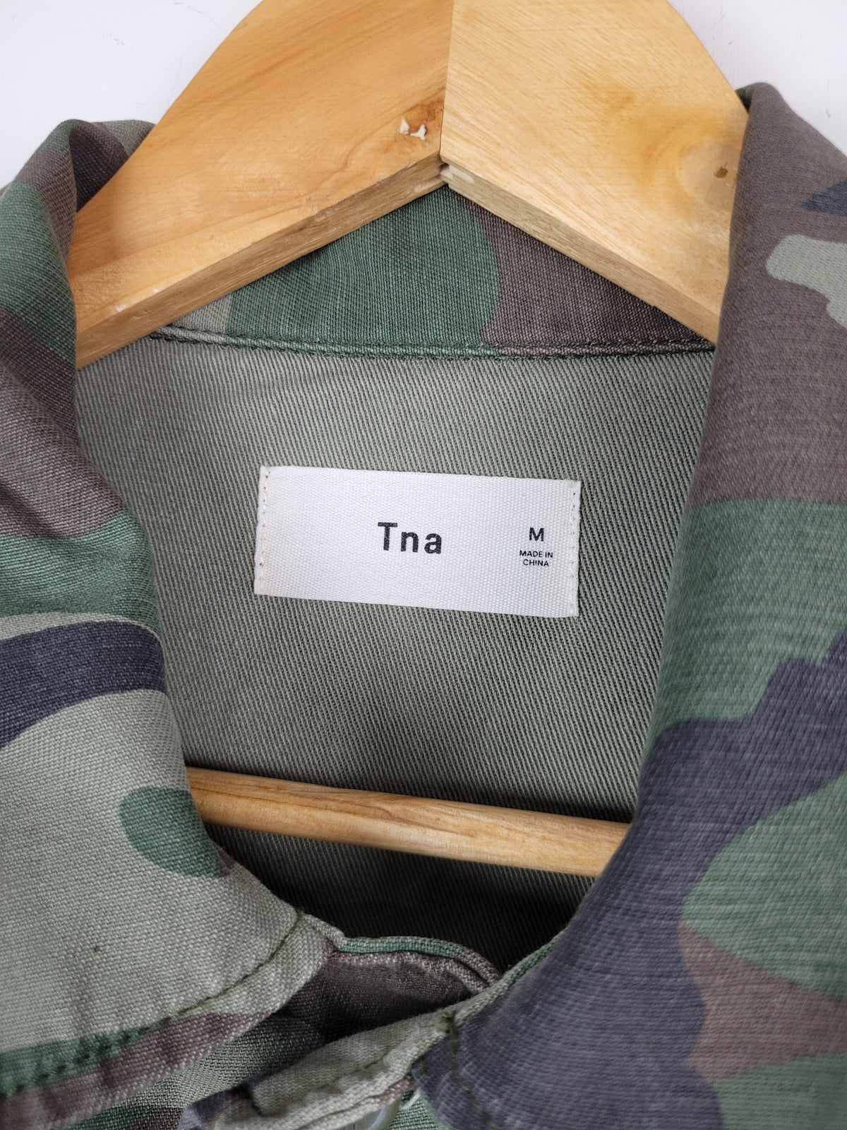 Tna Medium Camouflage Cotton Utility Jacket