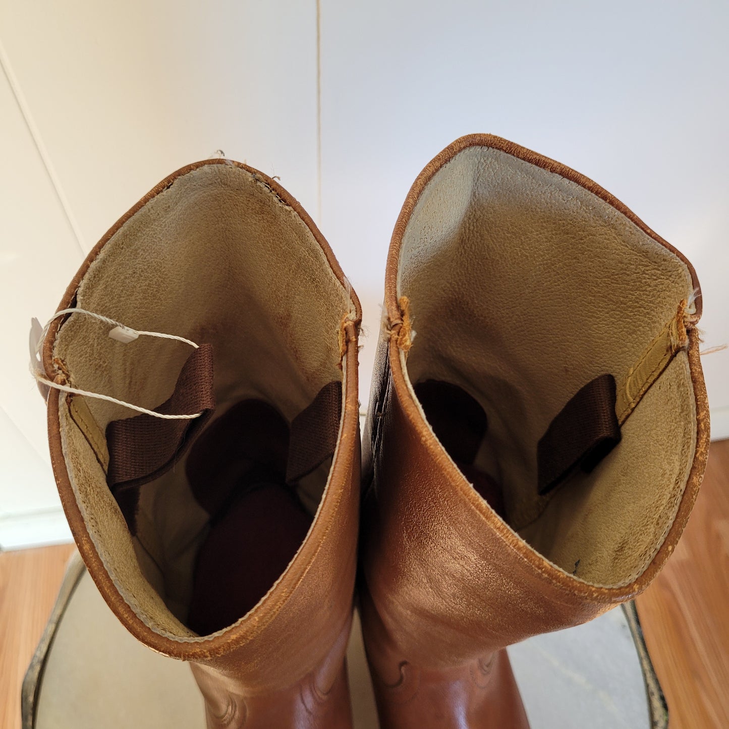 Brown Leather Tall Riding Boots - Frye (Women's 9D)