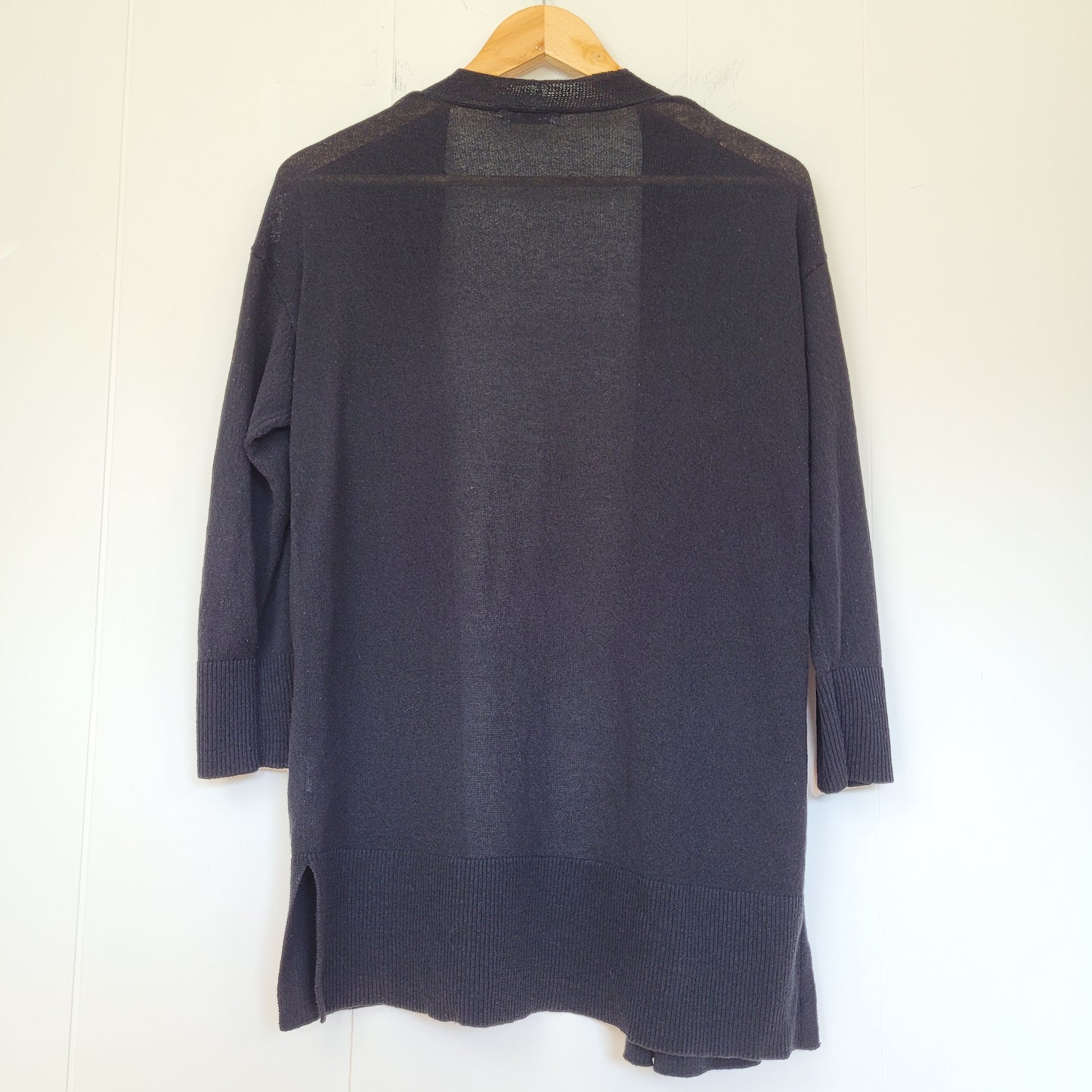 Black Open Front Cardigan - Dex (M)