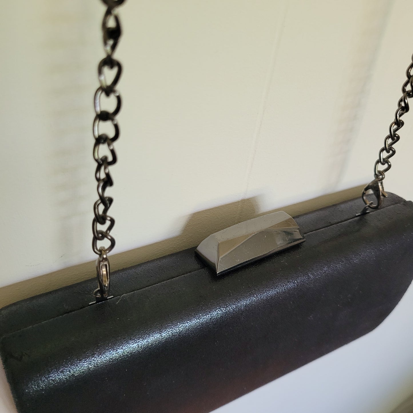 Black Structured Evening Clutch - Madison West