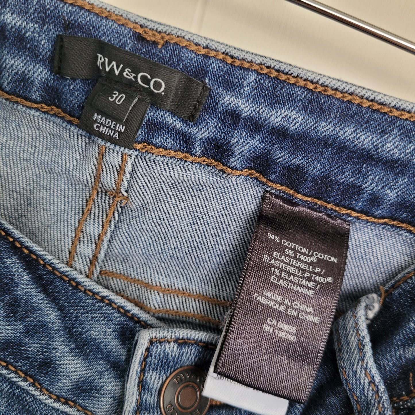 Medium Wash Denim Shorts - RW&Co. (Size 30/10)