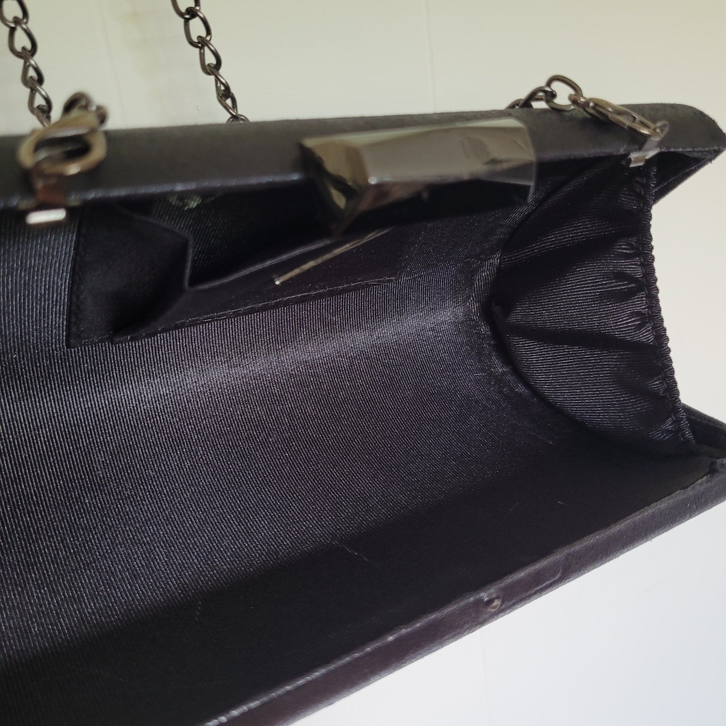 Black Structured Evening Clutch - Madison West