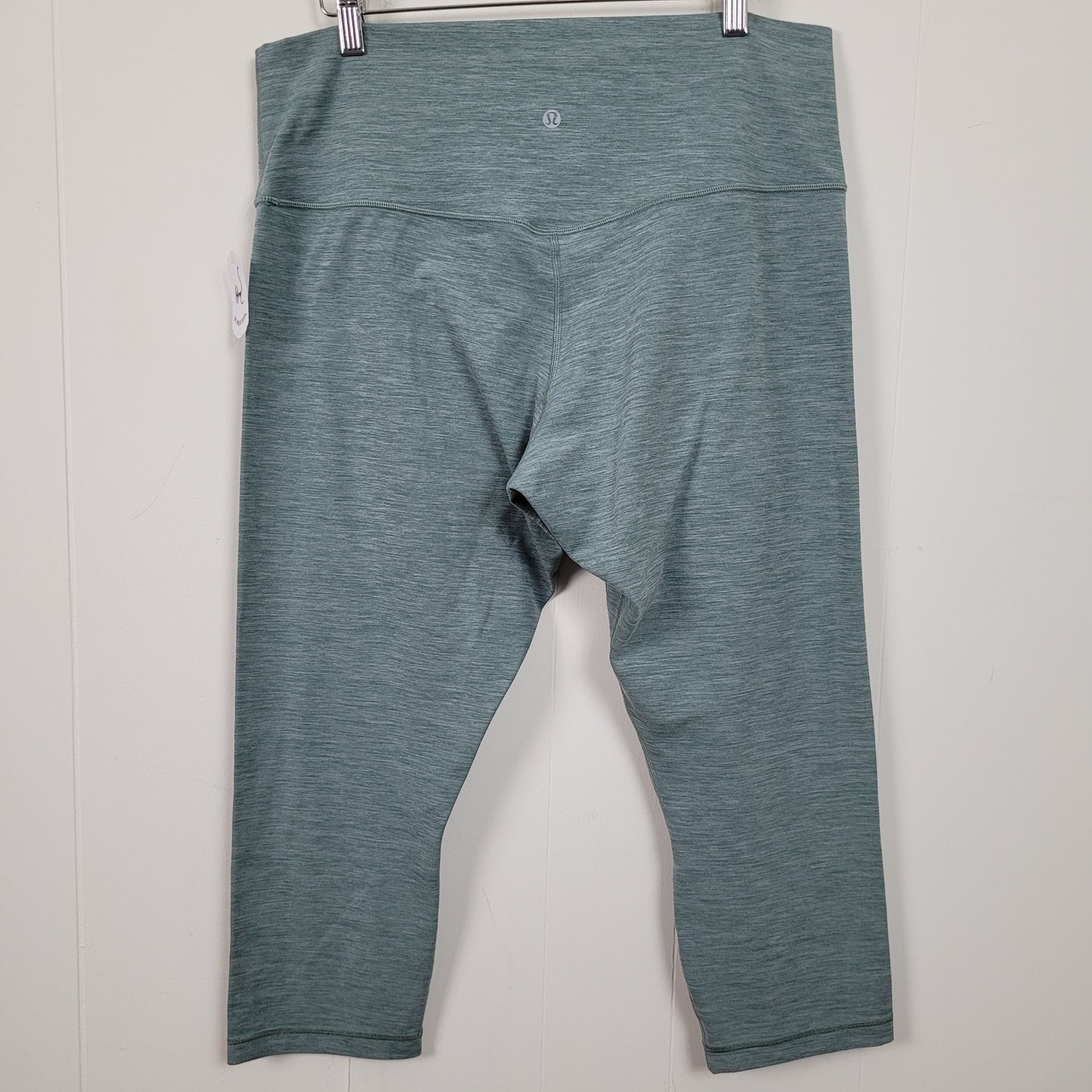 Sage Green High-Rise Cropped Active Leggings - Lululemon (16)