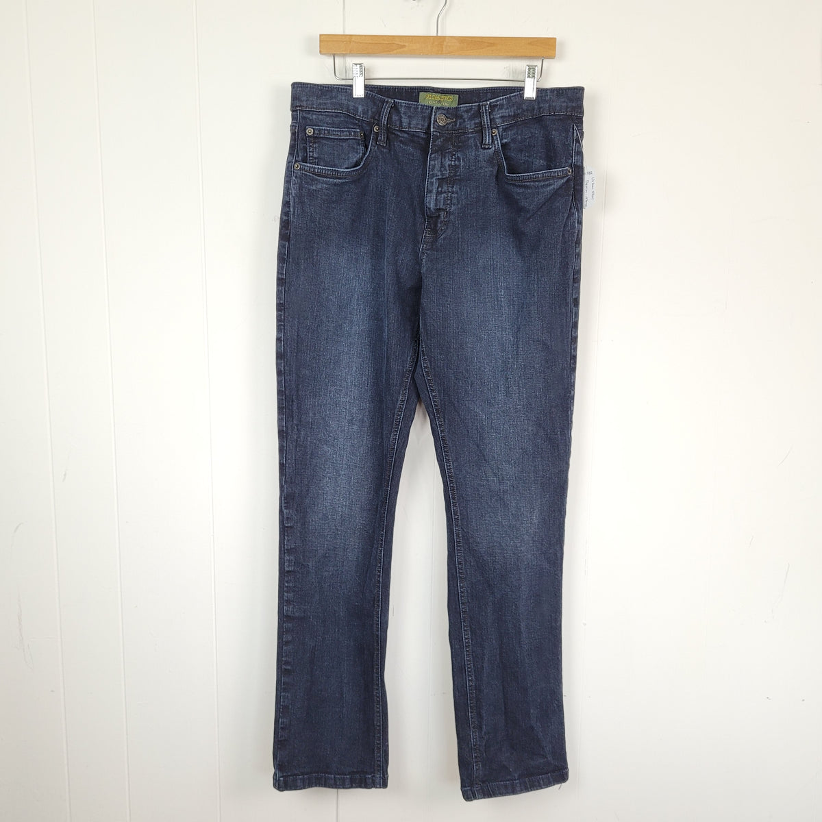 Dark Wash Straight Leg Jeans - Urban Star (36x33) Mens