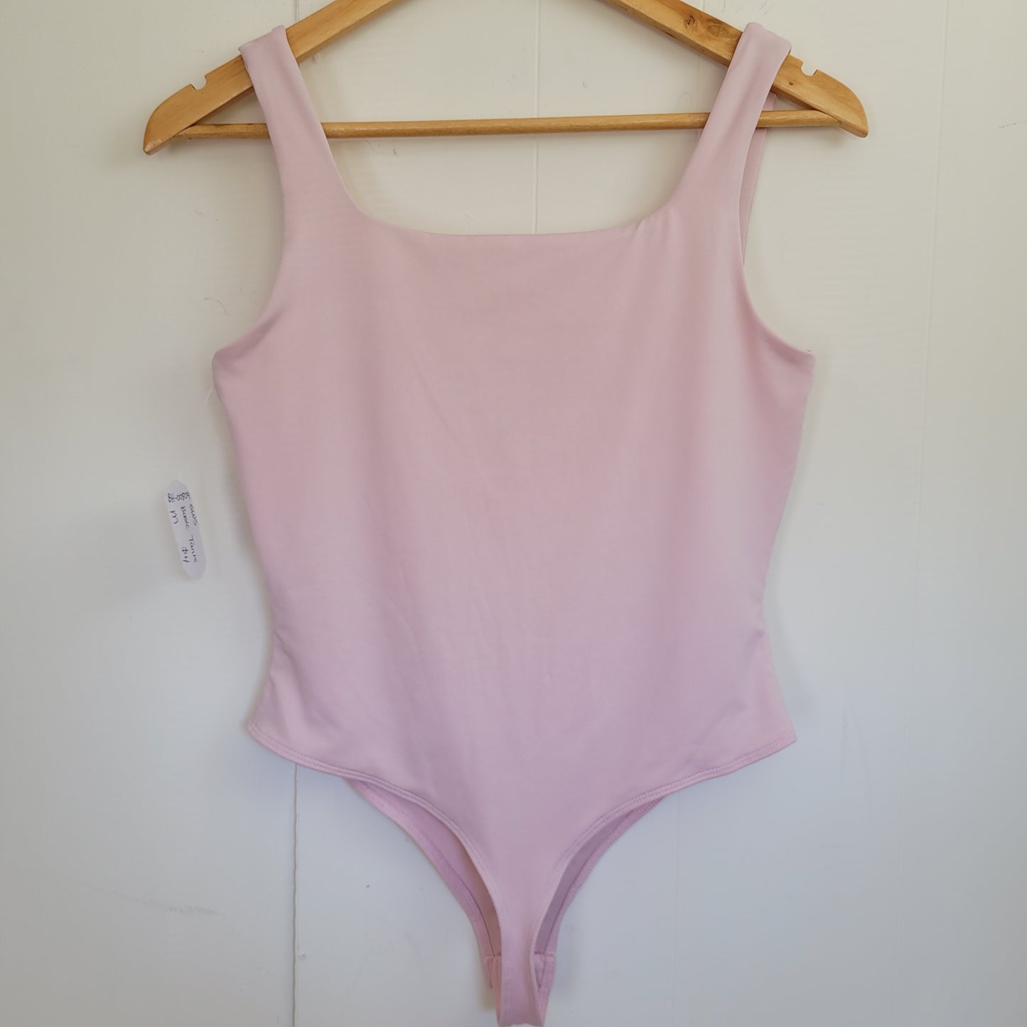 Light Pink Square Neck Bodysuit - SWS Contour (Medium)