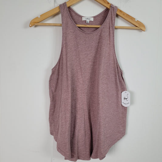 Mauve Sleeveless Basic Tank - Wilfred (XS)