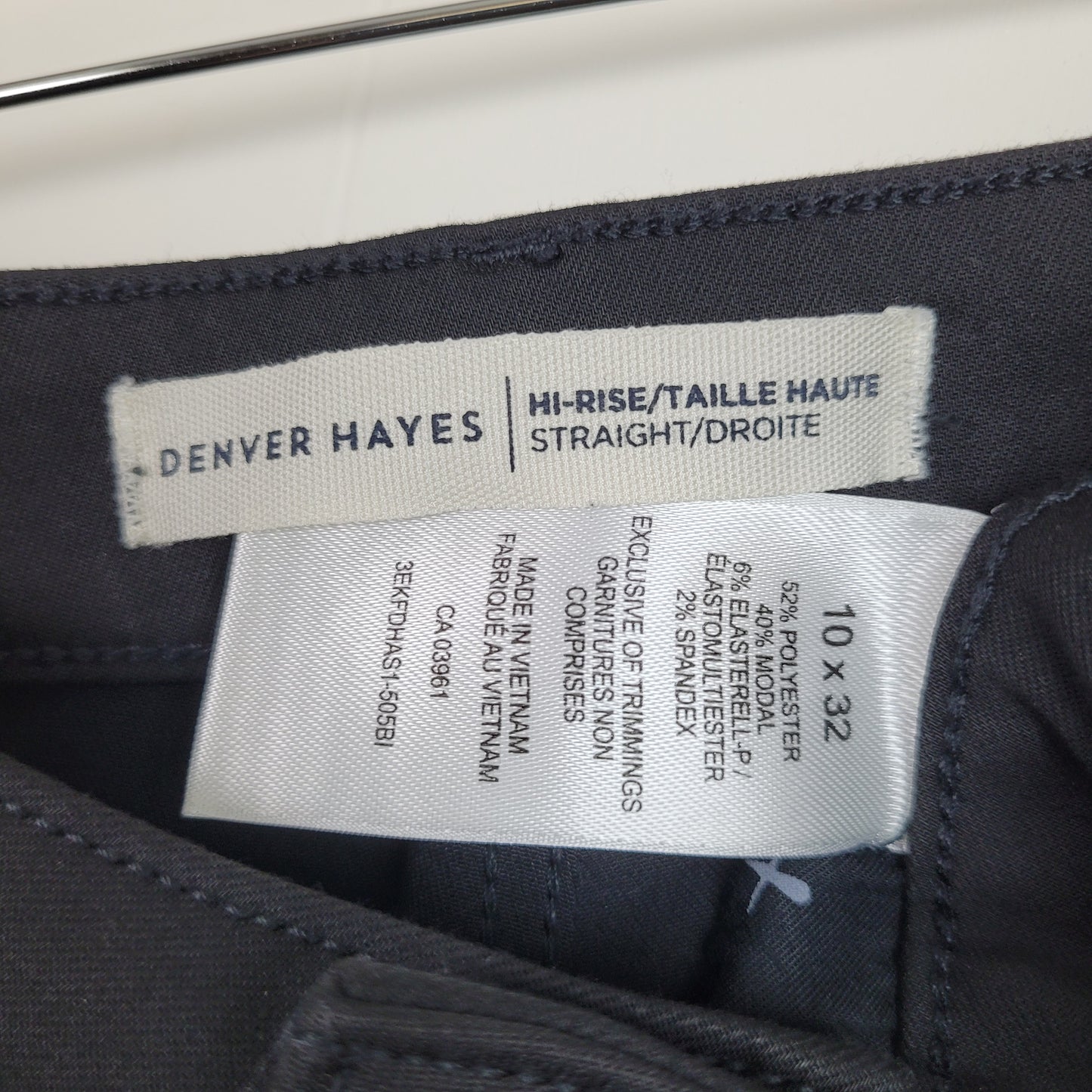 Black High-Rise Denim - Denver Hayes (Size 10)