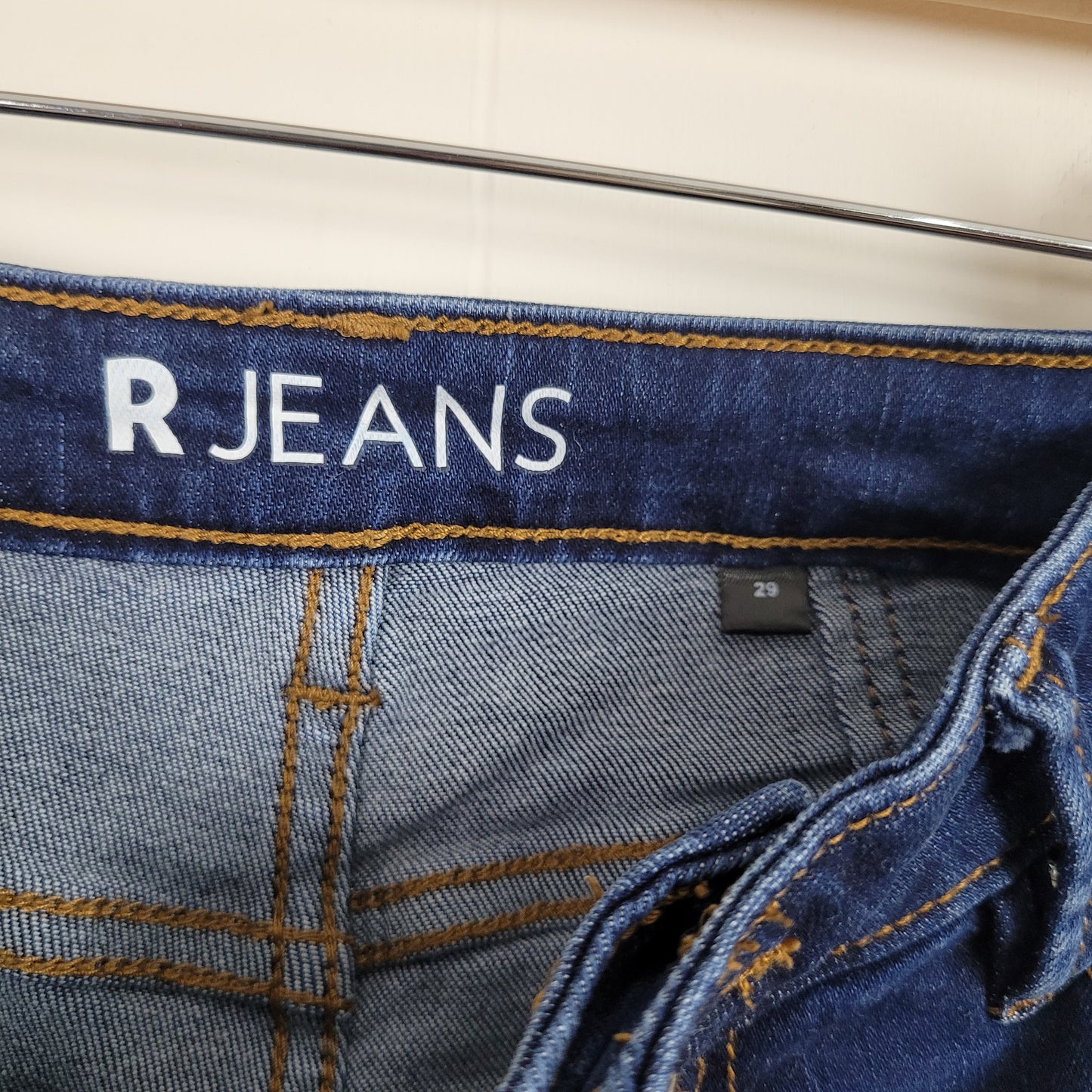 Dark Wash Cuffed Denim Shorts - Reitmans (Size 8)