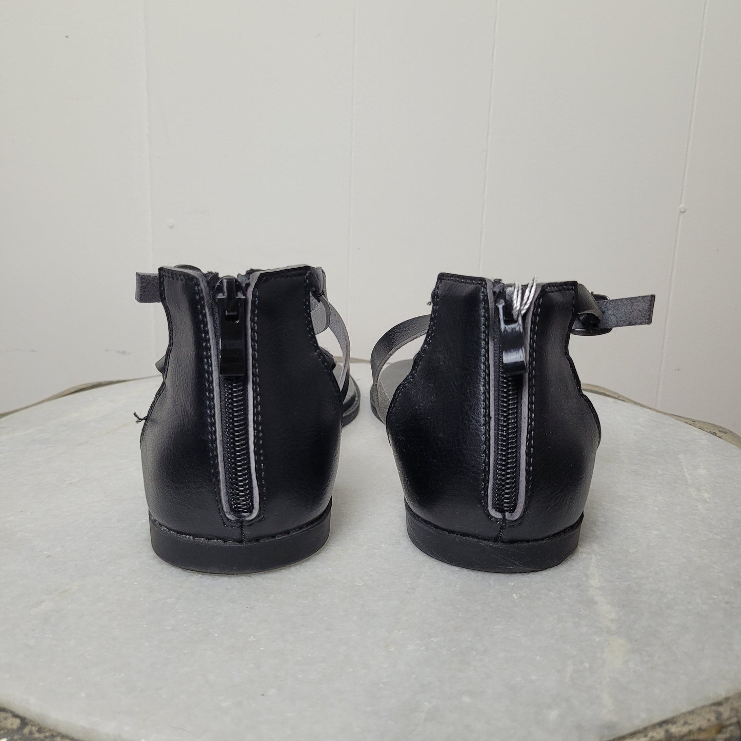 Black Strappy Sandals - Torrid (Size 9W)