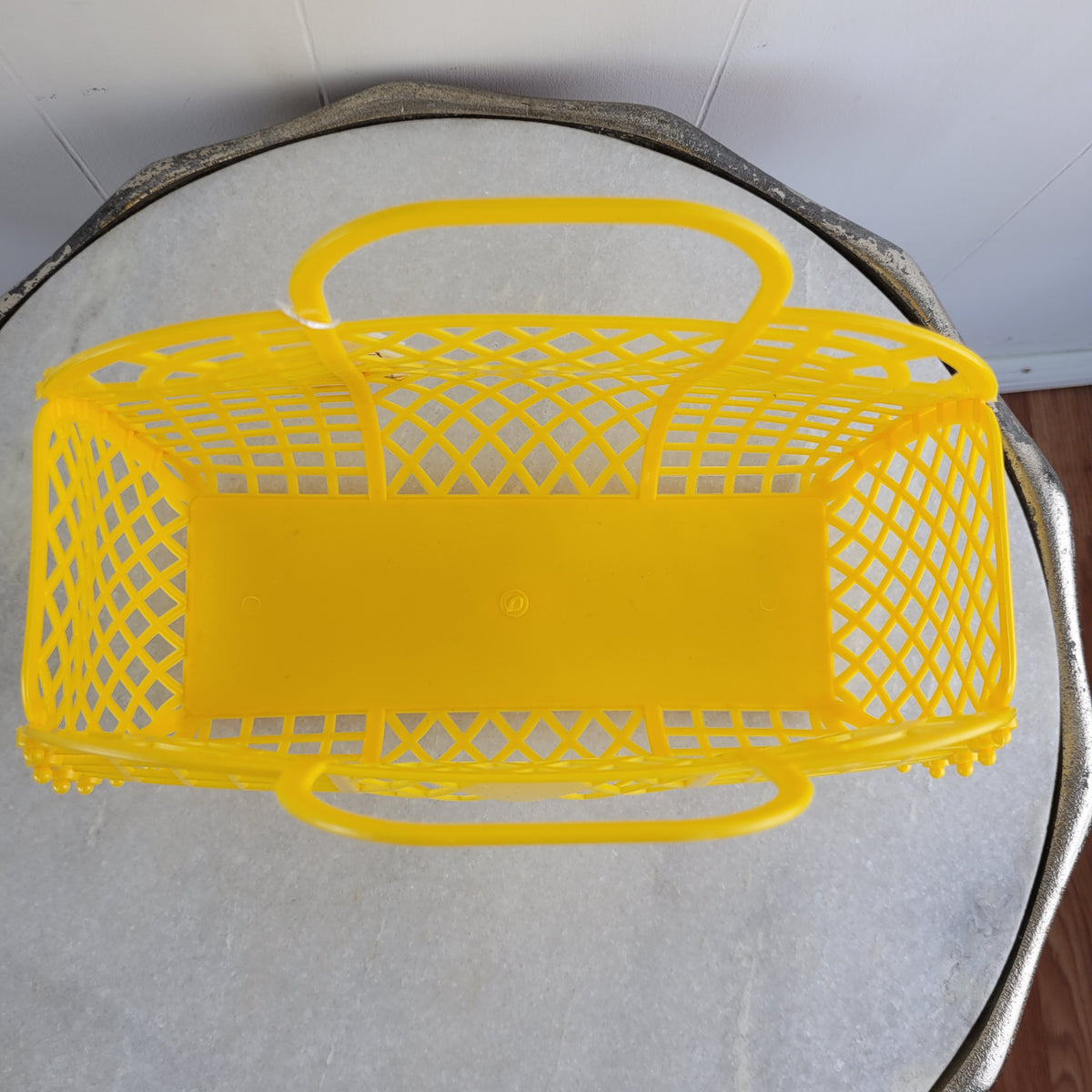 Yellow Jelly Basket Handbag - Unbranded