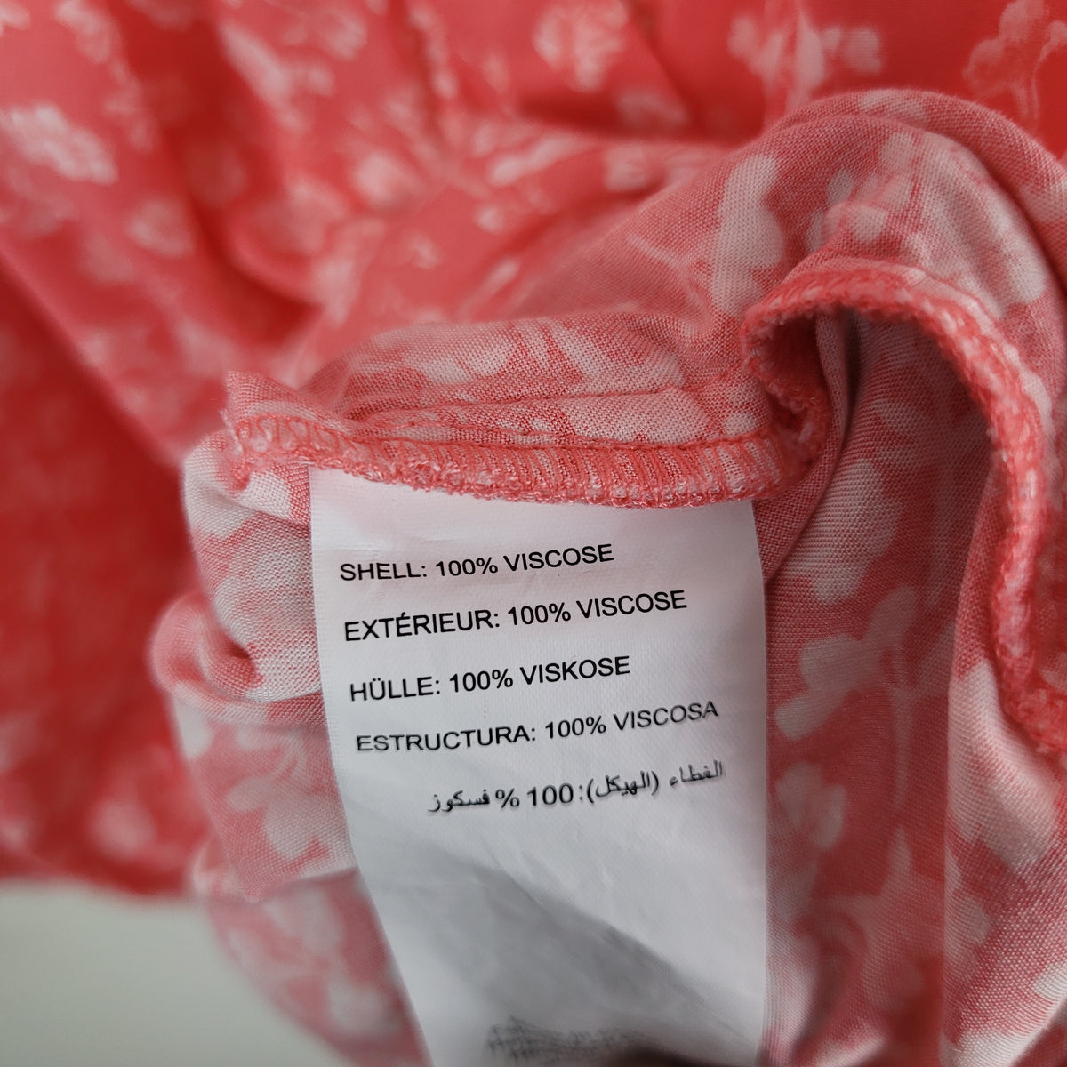 Coral Floral Sleeveless Blouse - Thyme Maternity (L)