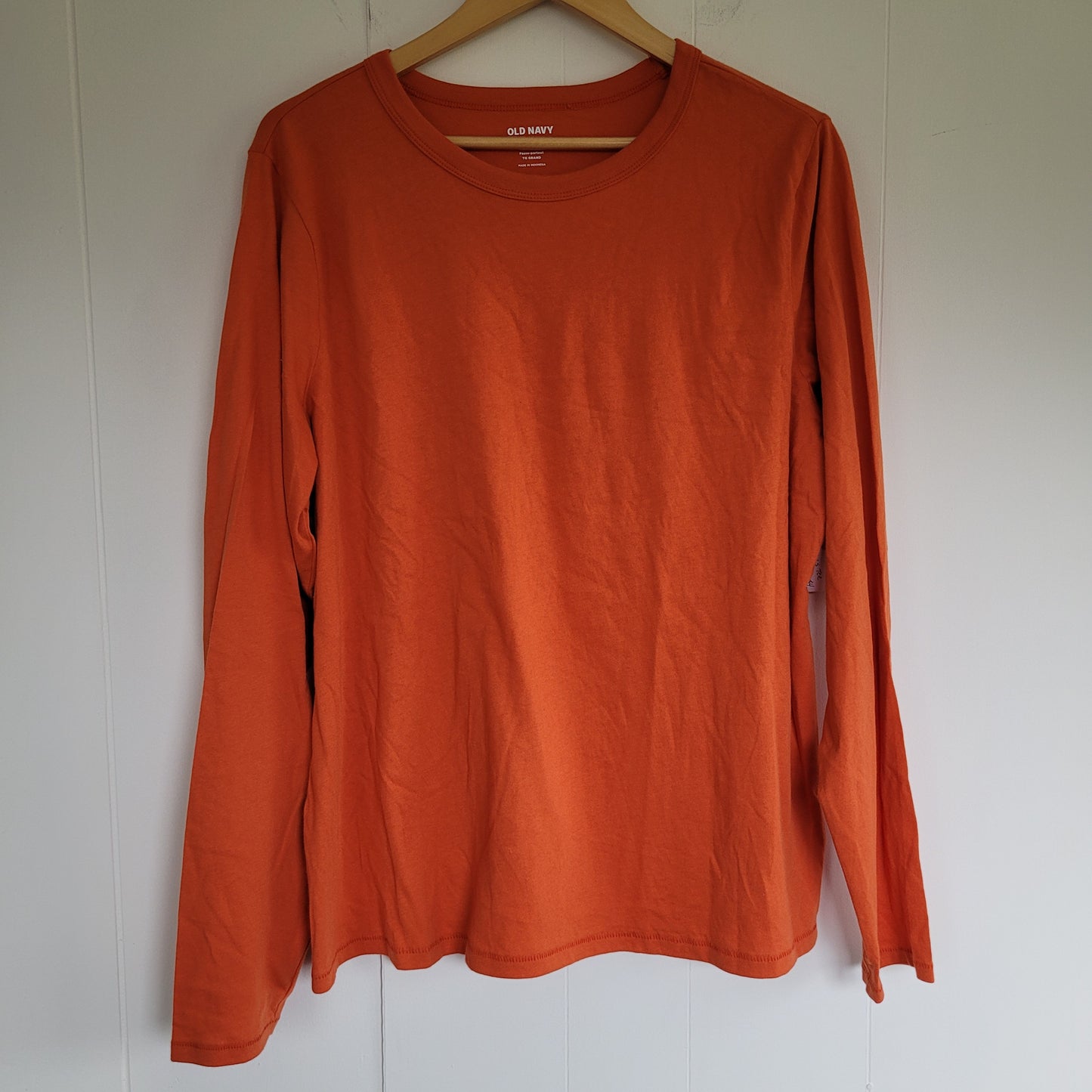 Orange Everywear Long Sleeve Tee - Old Navy (XL Tall)