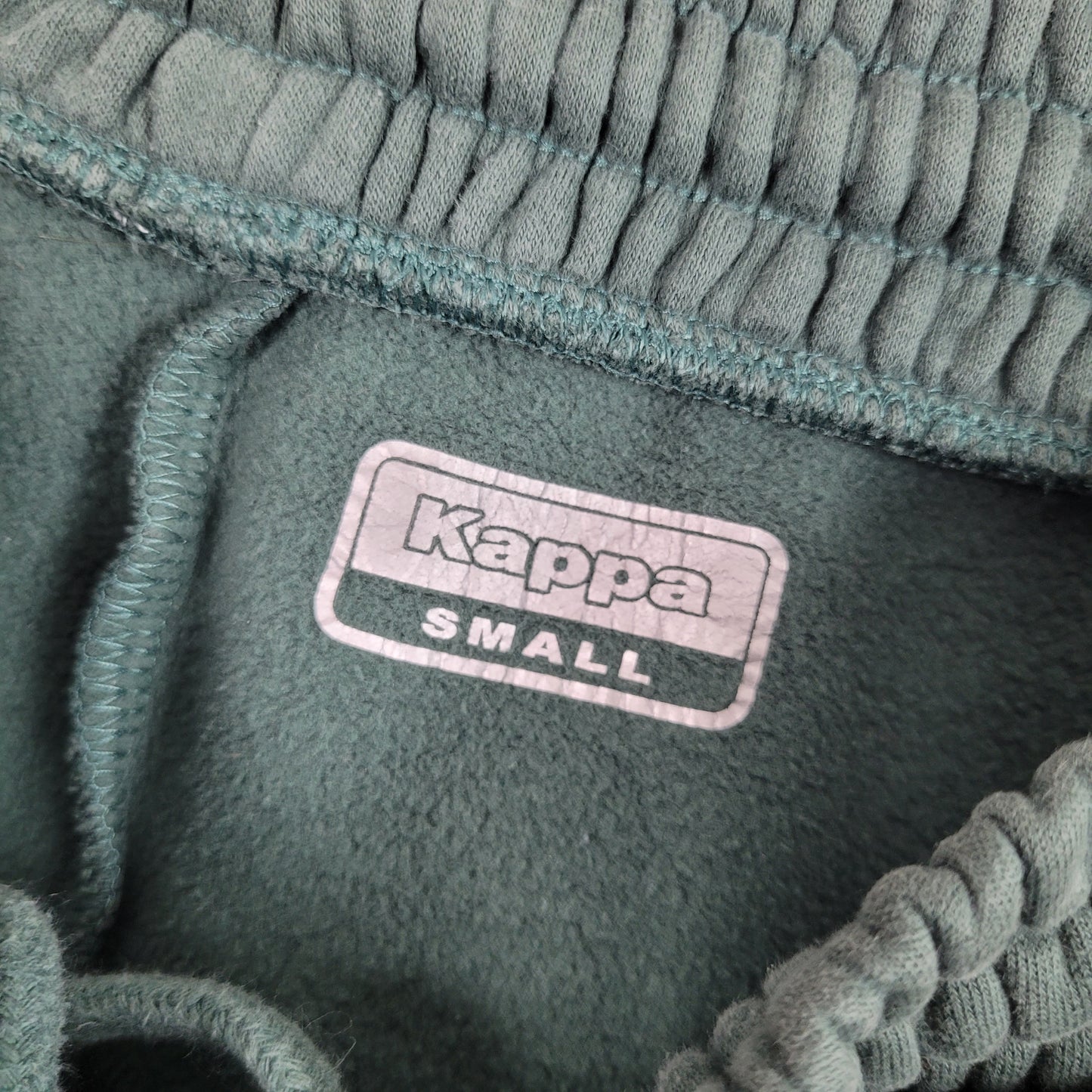 Green Fleece Jogger Sweatpants - Kappa (Small)