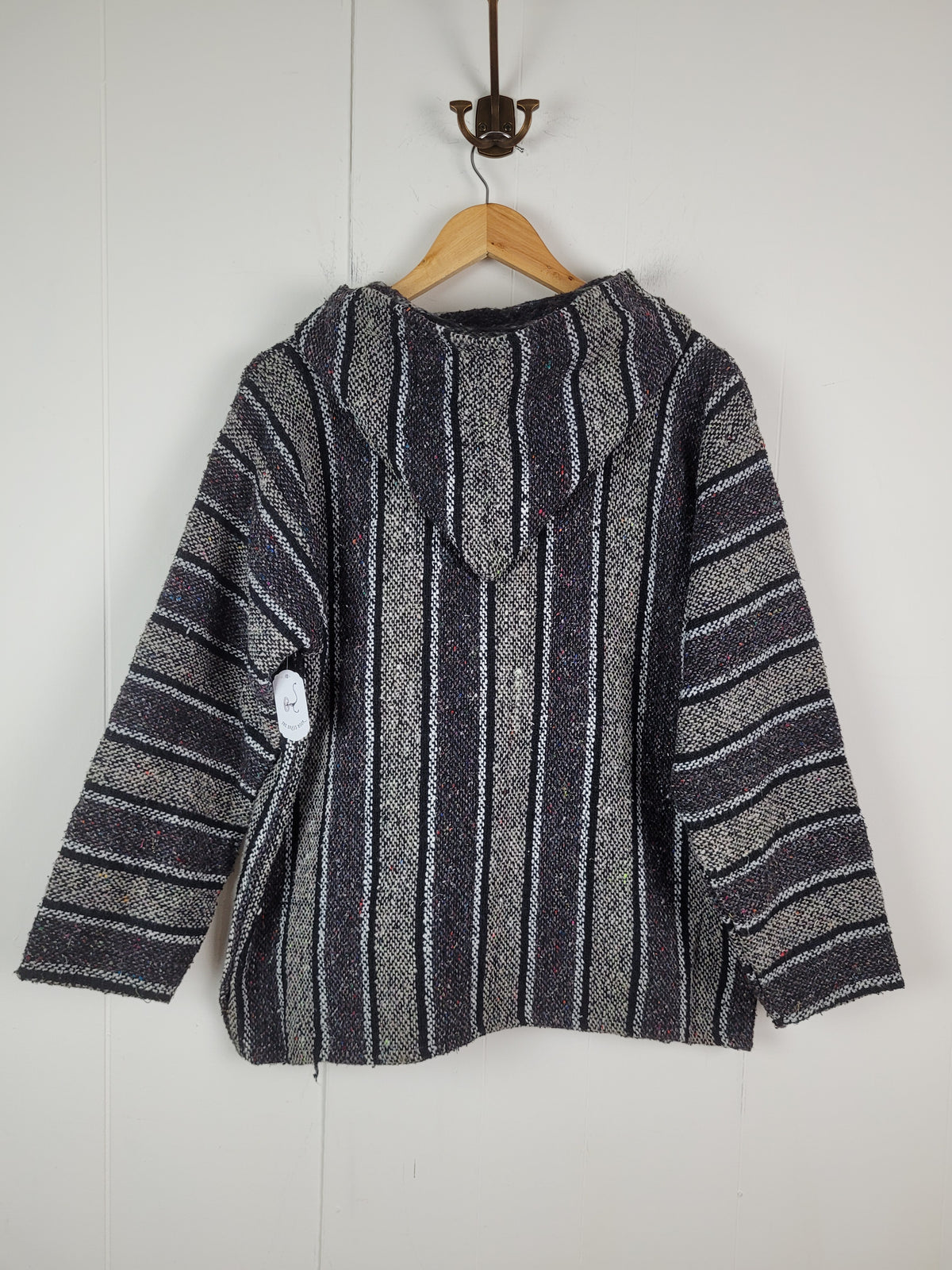 Oland Outdoors Medium Baja Striped Pullover Hoodie