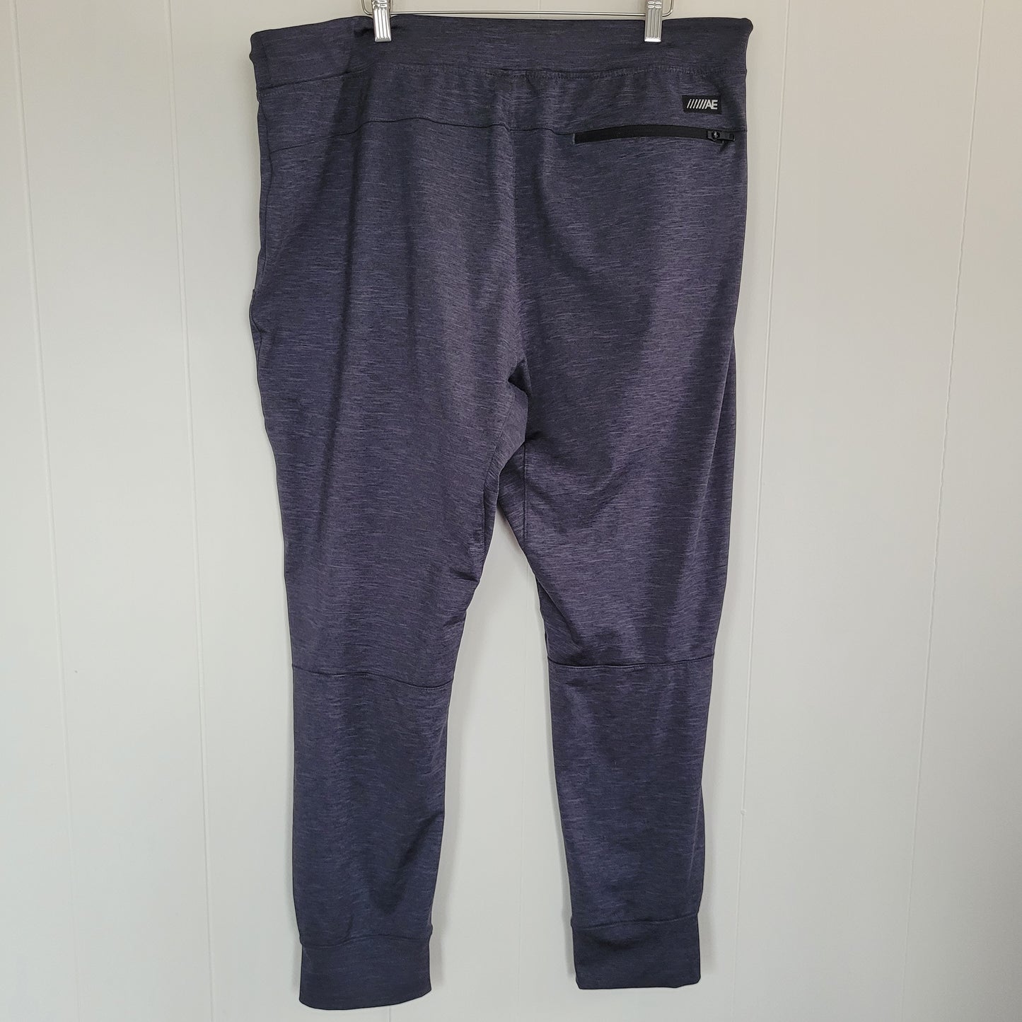 Men’s Athletic Joggers – Grey Performance Pants – American Eagle (Size XL)
