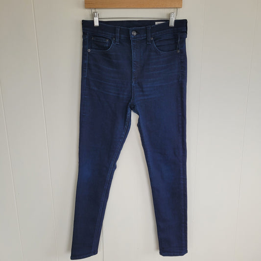 High Rise Skinny Jeans - Dark Wash - Rag & Bone (Size 29)