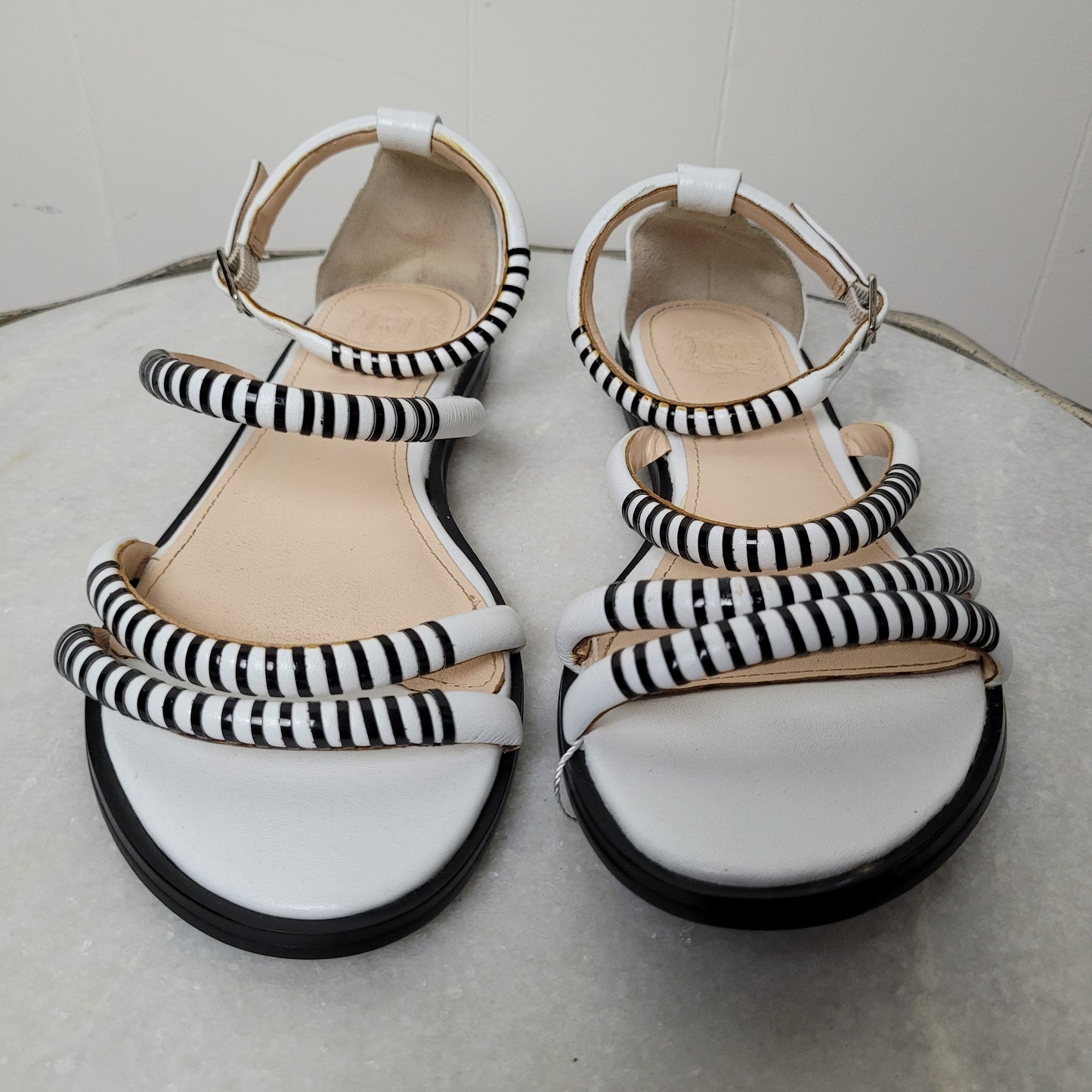 White Strappy Sandals - DW (Size 7.5)