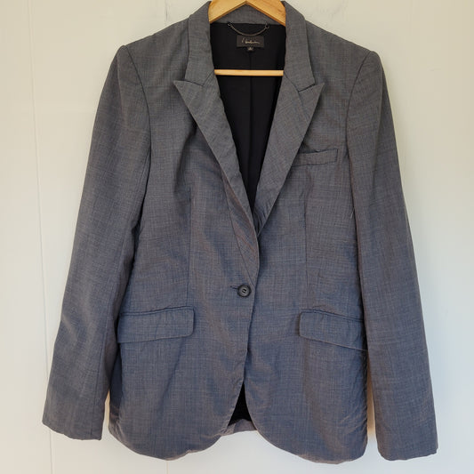 Grey Tailored Blazer - T. Babaton (6)
