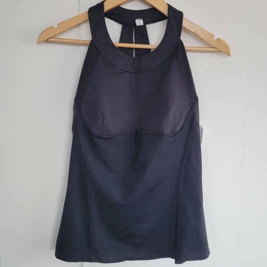 Black Racerback Tank Top - Built-In Bra - Lululemon (Size 8)