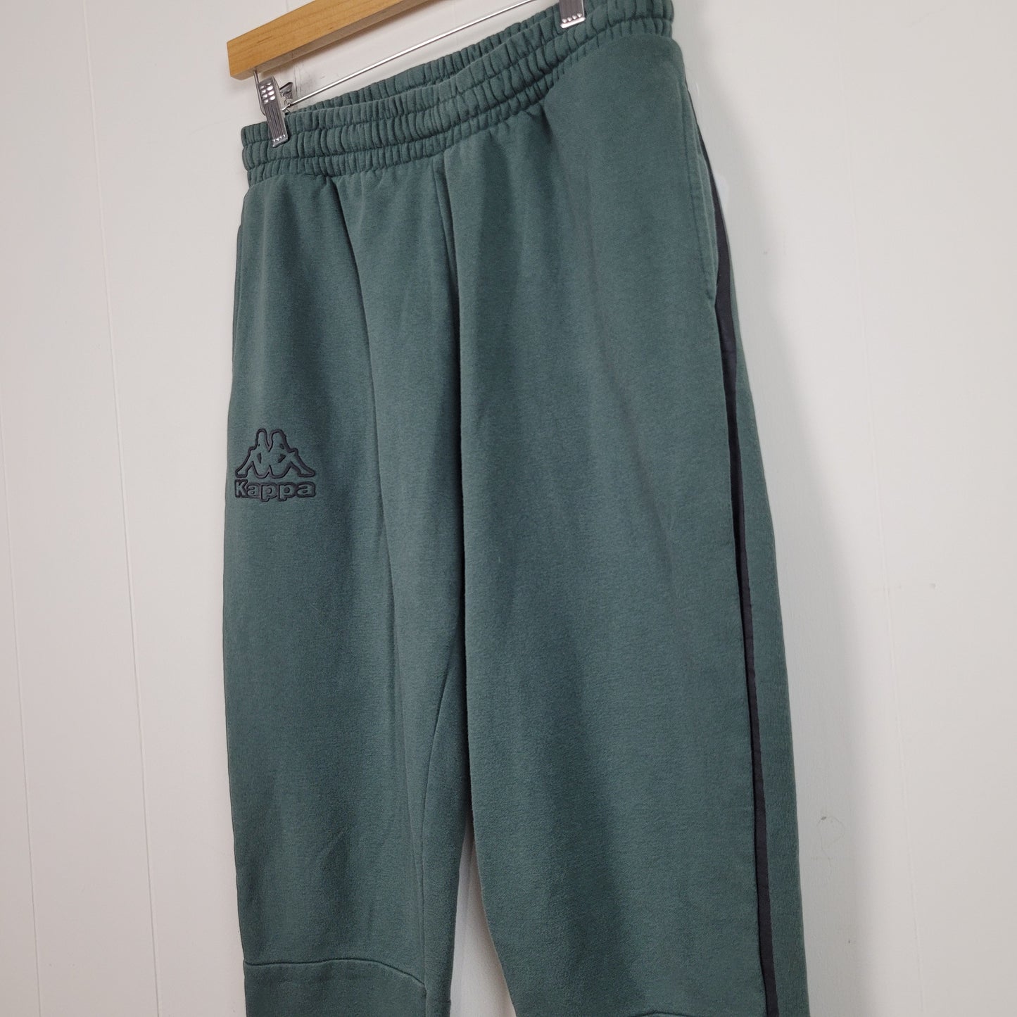 Green Fleece Jogger Sweatpants - Kappa (Small)