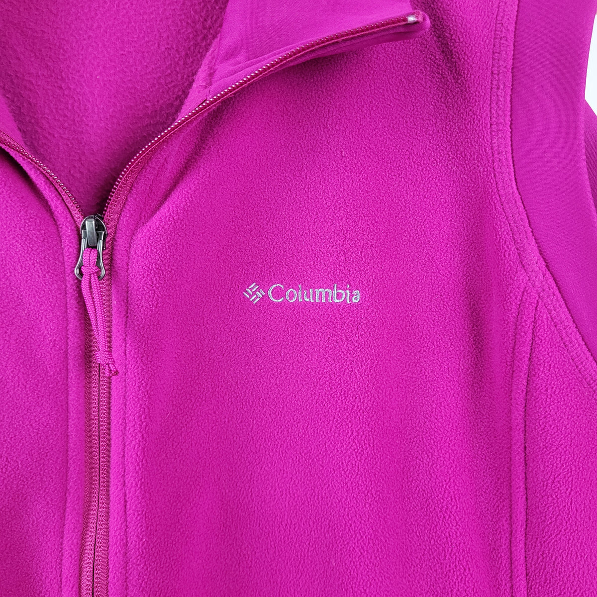 Pink Full-Zip Fleece Vest - Columbia (Size 3X)