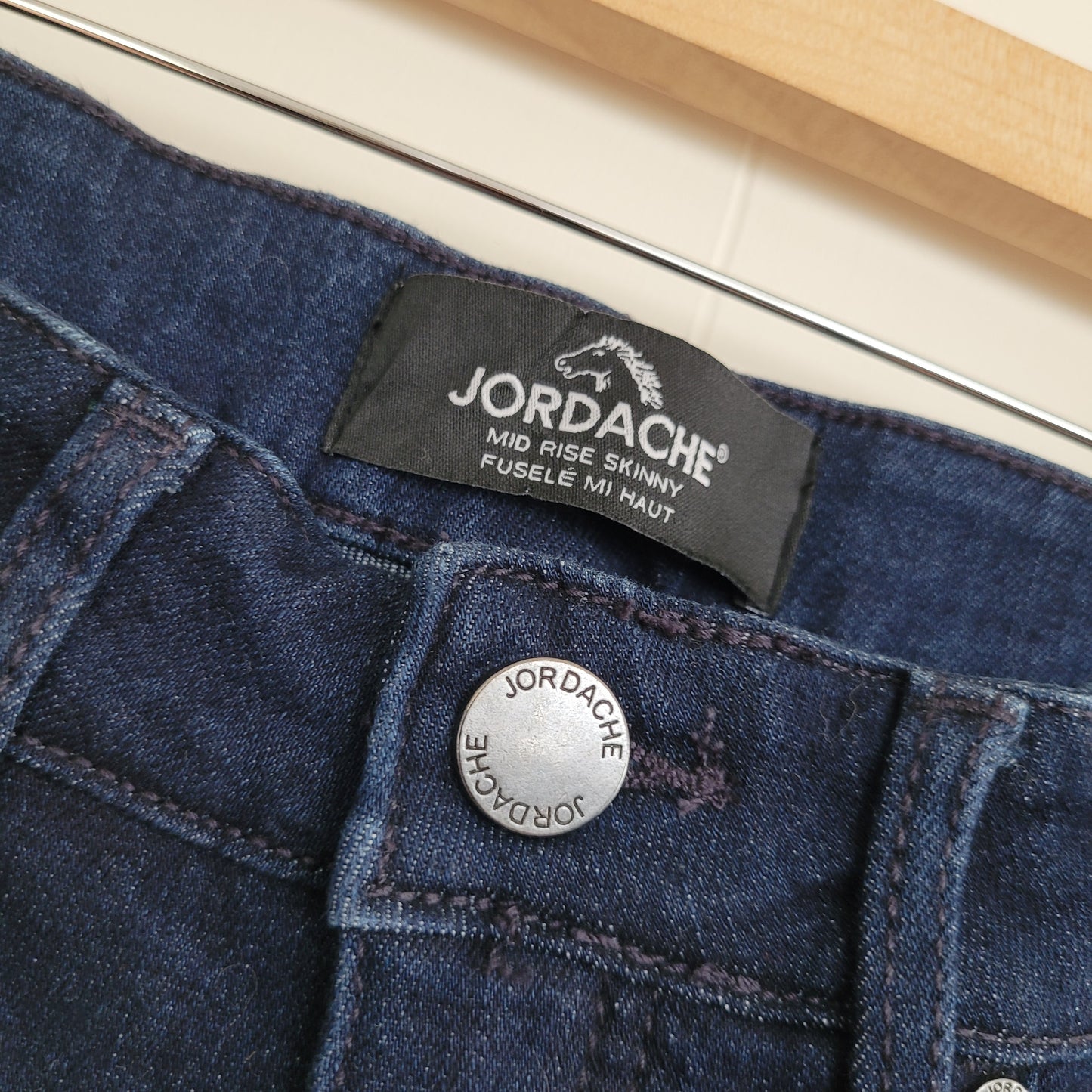 Dark Wash Skinny Jeans - Jordache (8)