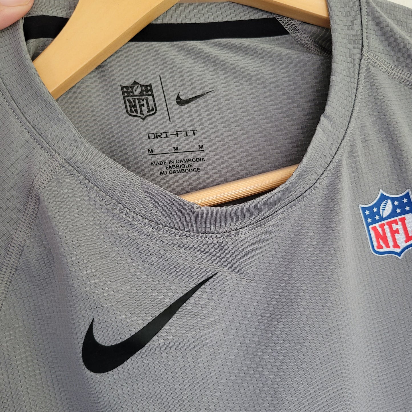 Grey Dri-FIT NFL Performance Long Sleeve - Nike (Medium)