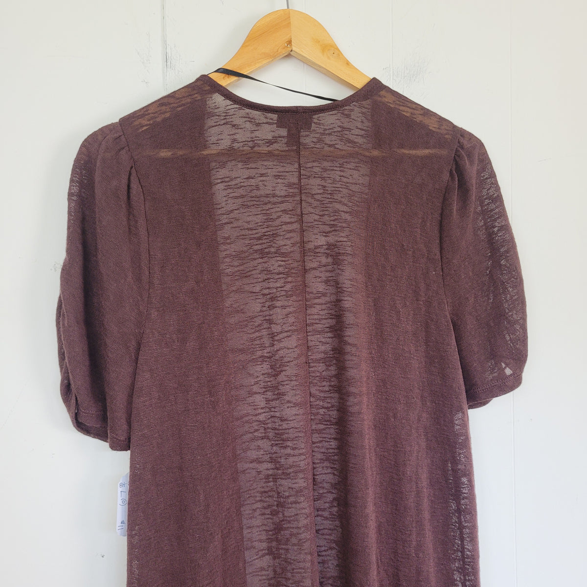 Brown Open-Front Longline Cardigan - Torrid (0 - Large)