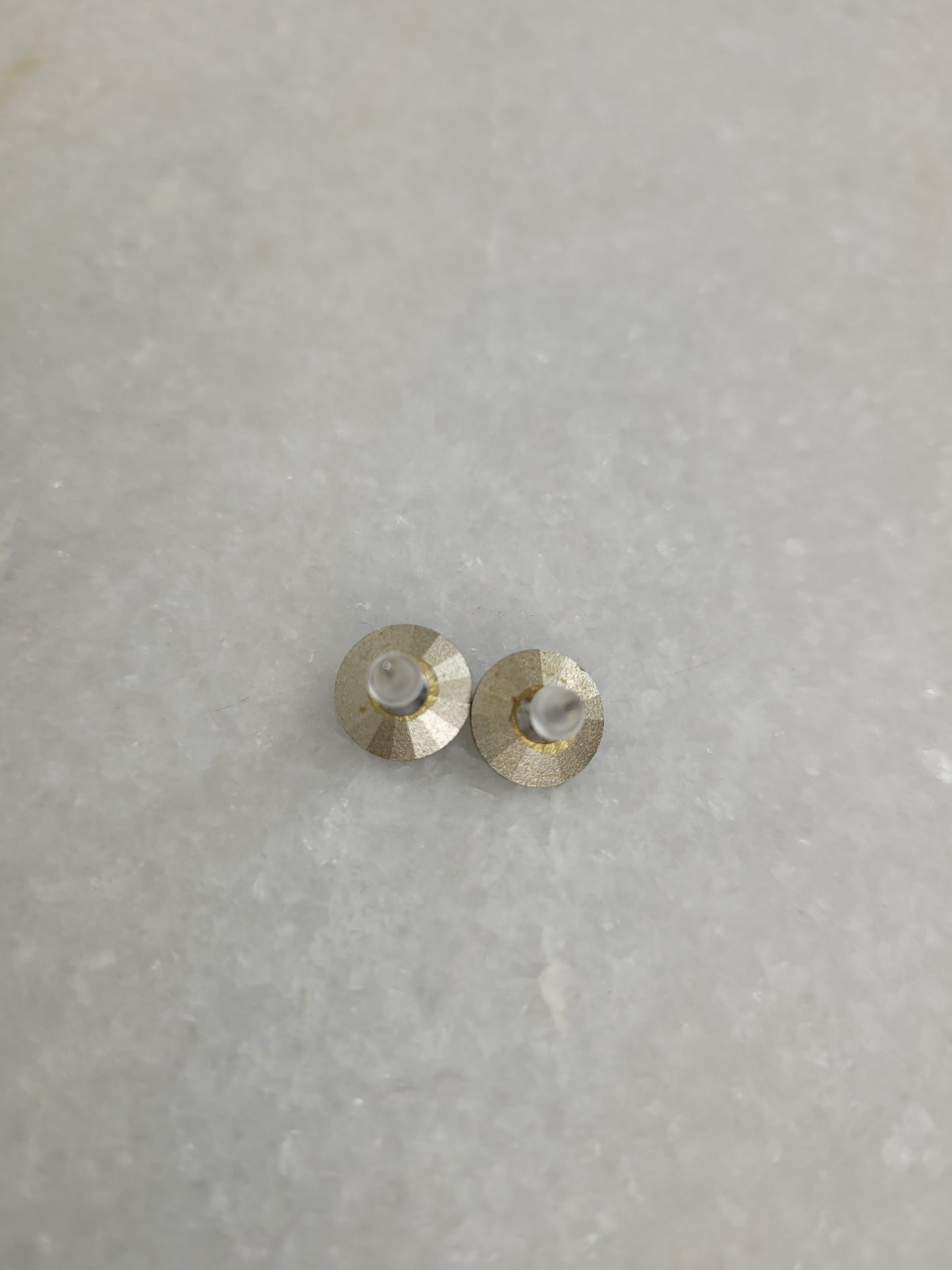 Rainbow Crystal Round Stud Earrings