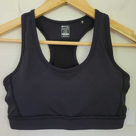 Black Racerback Sports Bra - Mountain Warehouse (US 6)