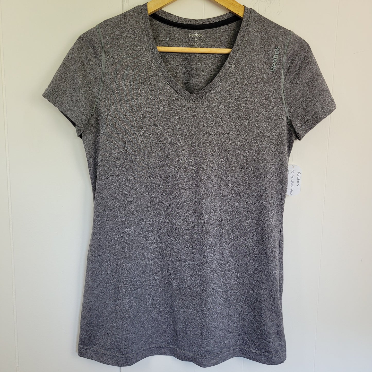 Grey PlayDry Athletic Tee - Reebok (Medium)