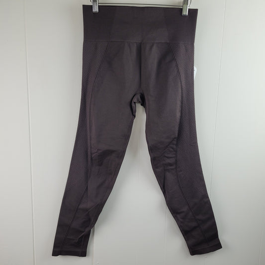 Brown High-Rise Performance Leggings - Athletic Works (L/G)