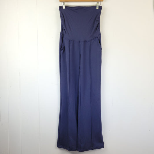 Navy Maternity Wide-Leg Pants - iuga (Size M)