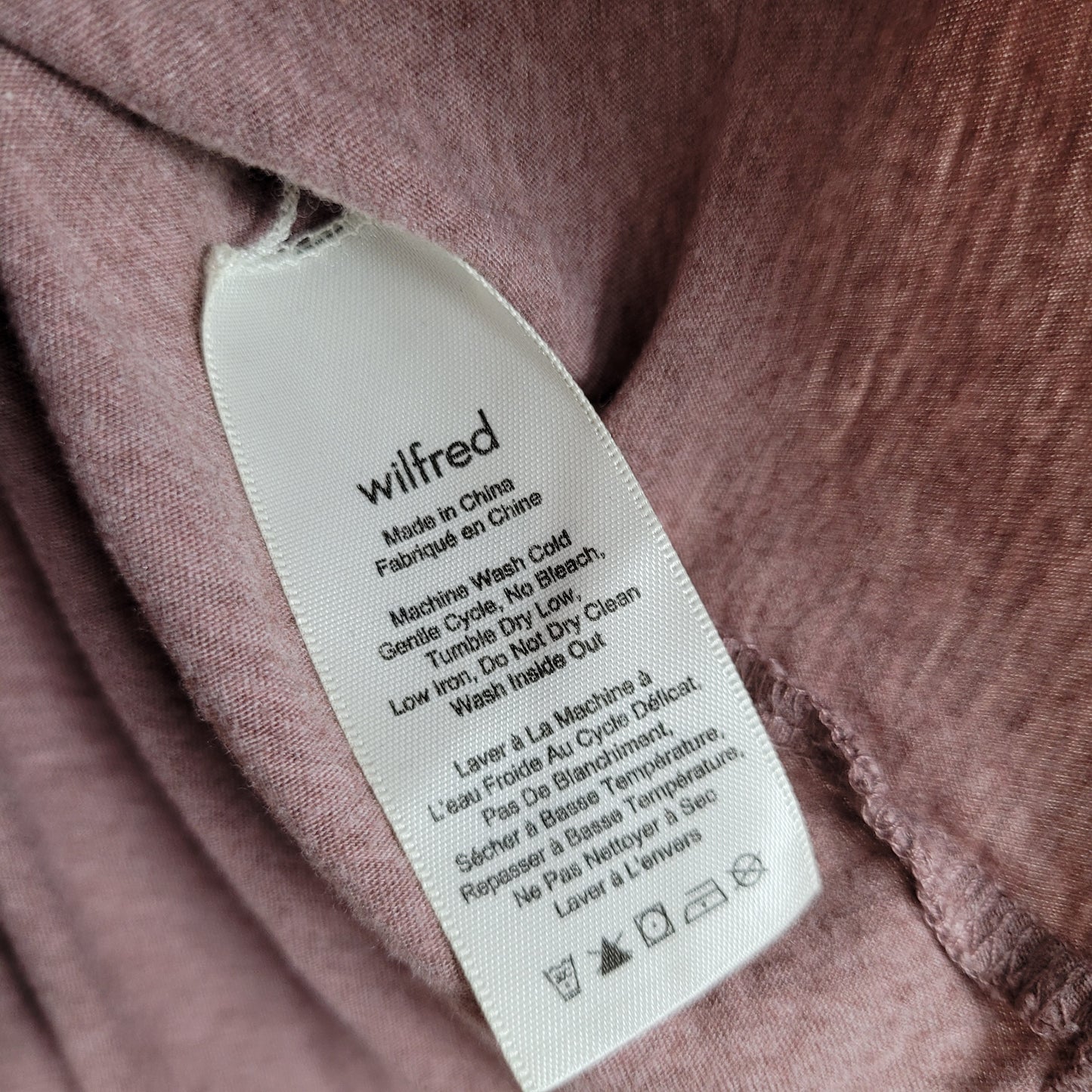 Mauve Sleeveless Basic Tank - Wilfred (XS)