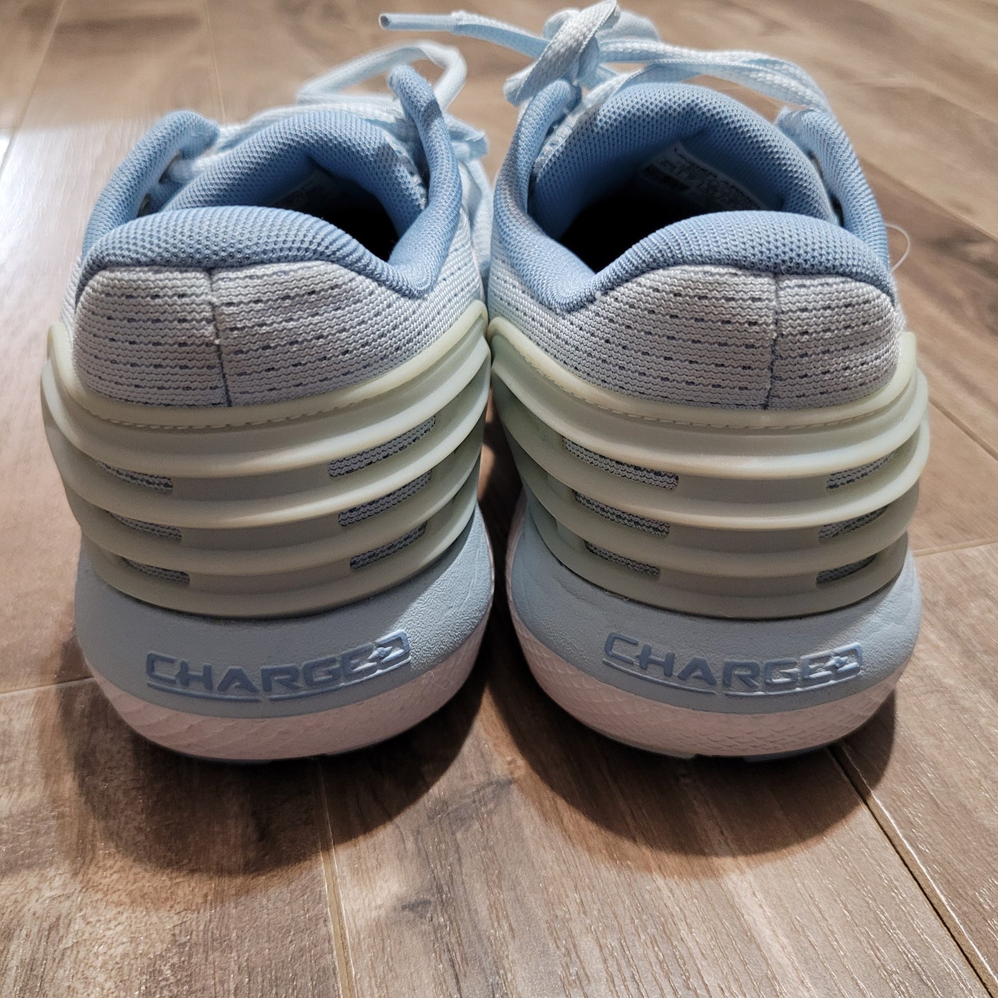 Light Blue Running Shoes - Under Armour (Size 9.5 Wonens)