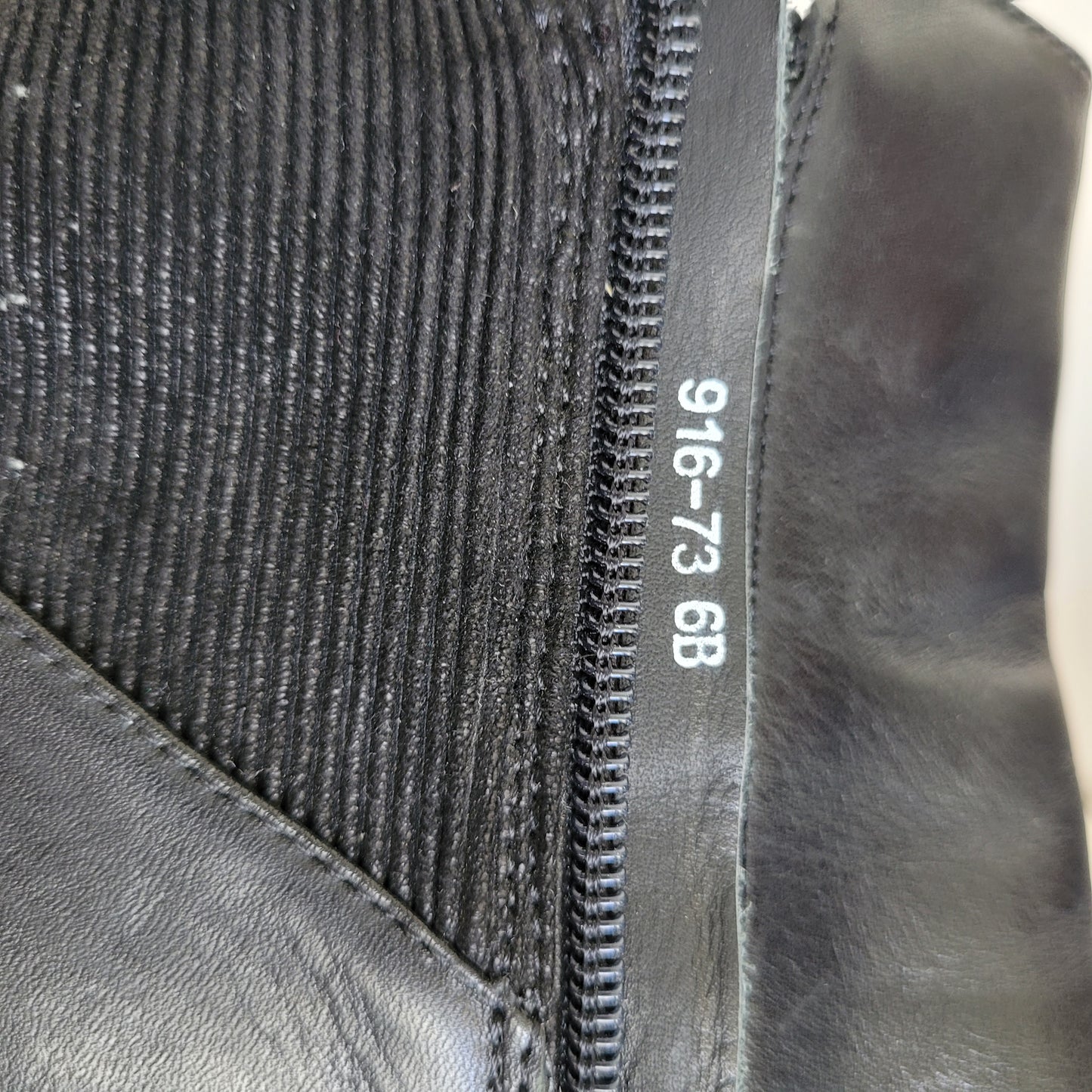 Black Leather Ankle Boots - Artica (Size 6B)