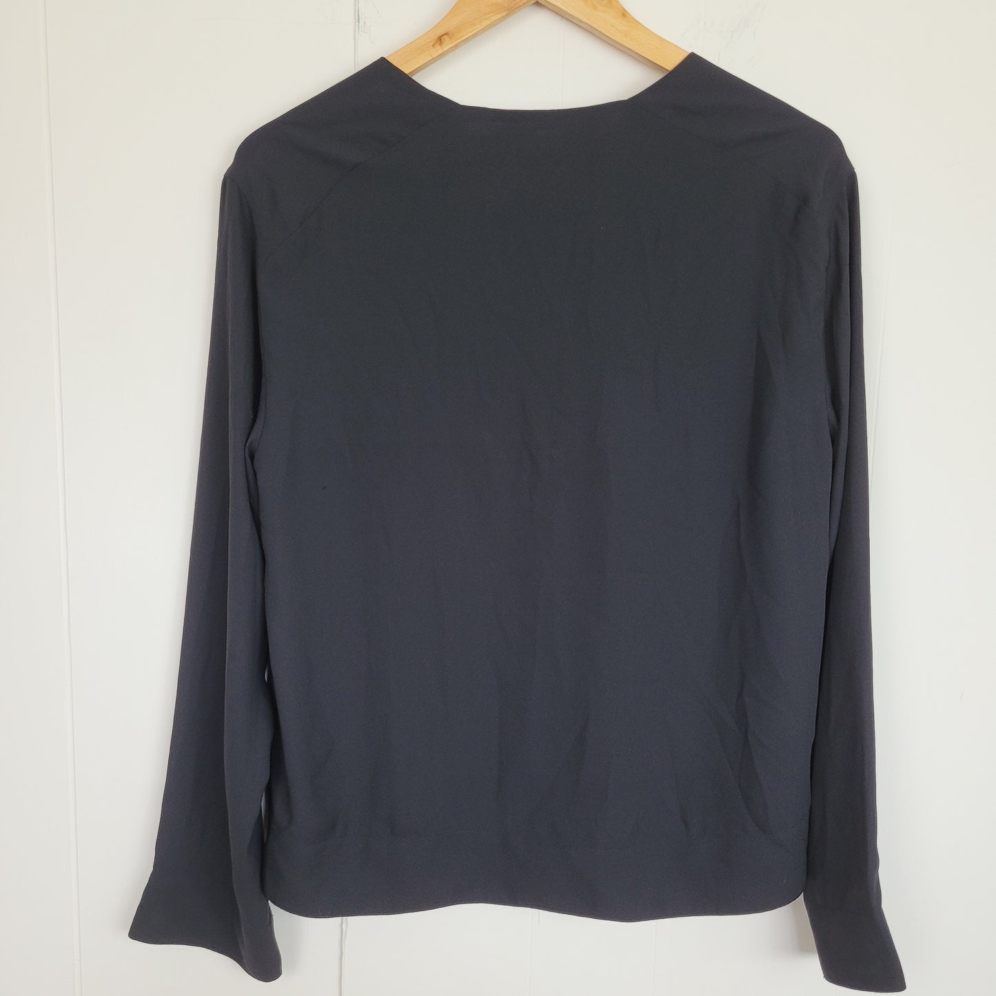 Black V-Neck Blouse - Babaton (Size Small)